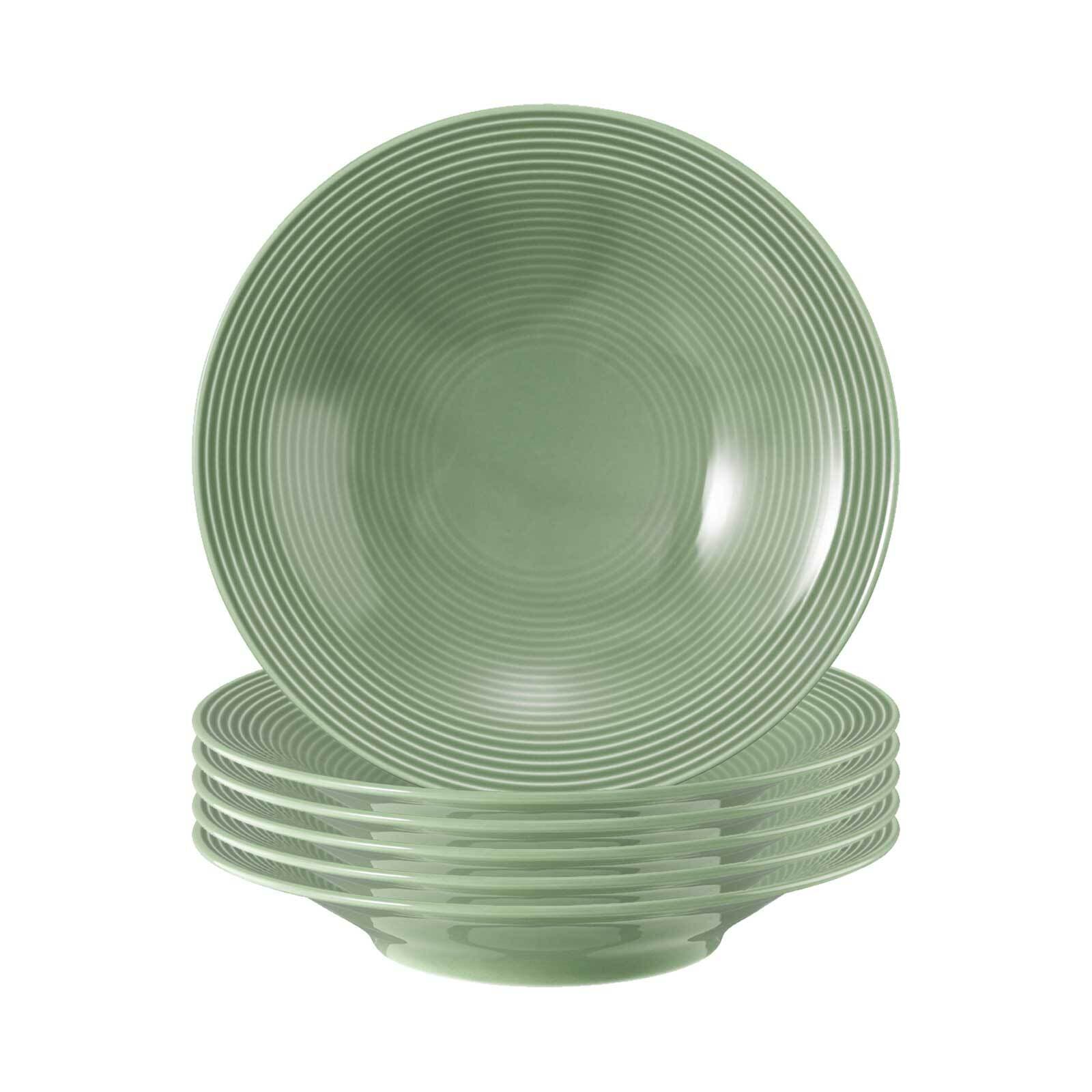 Seltmann Weiden Suppenteller Beat Color Glaze &oslash; 22,5 cm 6er Set 