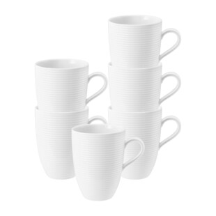 Seltmann Weiden Kaffeebecher Beat Color Glaze 350 ml 6er Set 