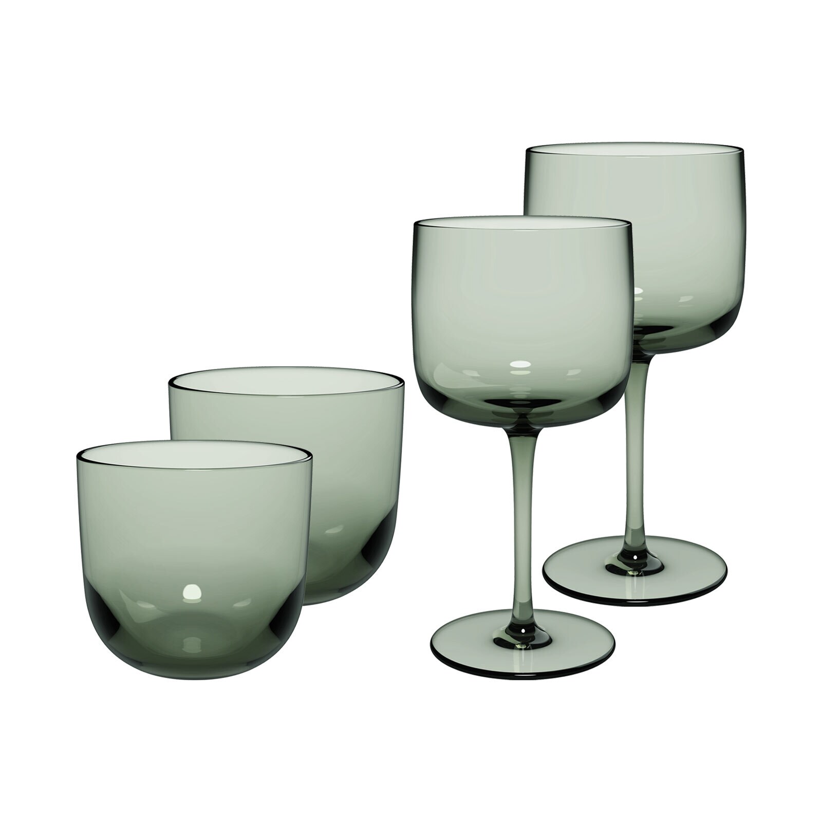 like. by Villeroy & Boch Wein- und Wassergl&auml;ser Like Glass 4er Set 