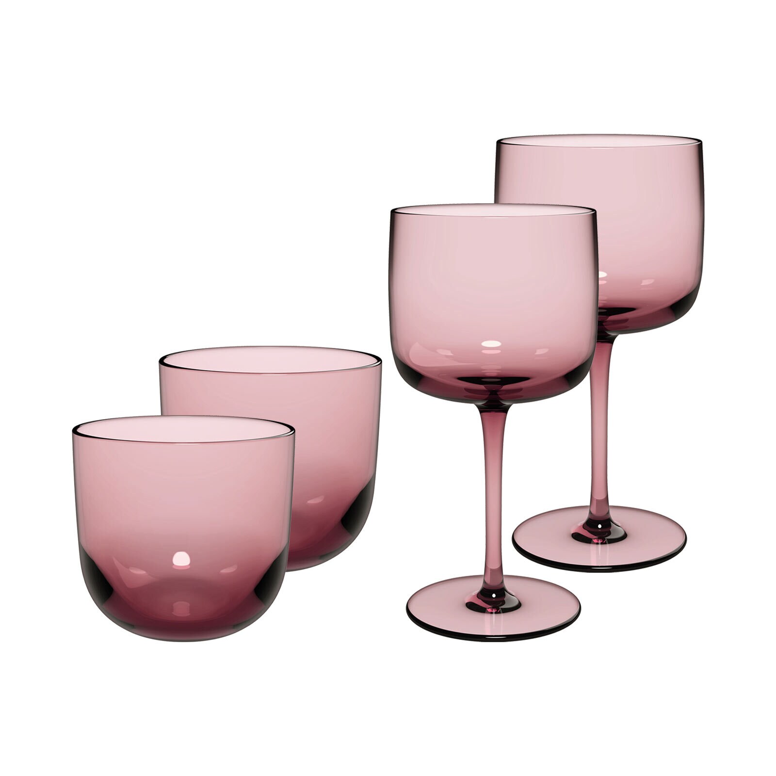like. by Villeroy & Boch Wein- und Wassergl&auml;ser Like Glass 4er Set 