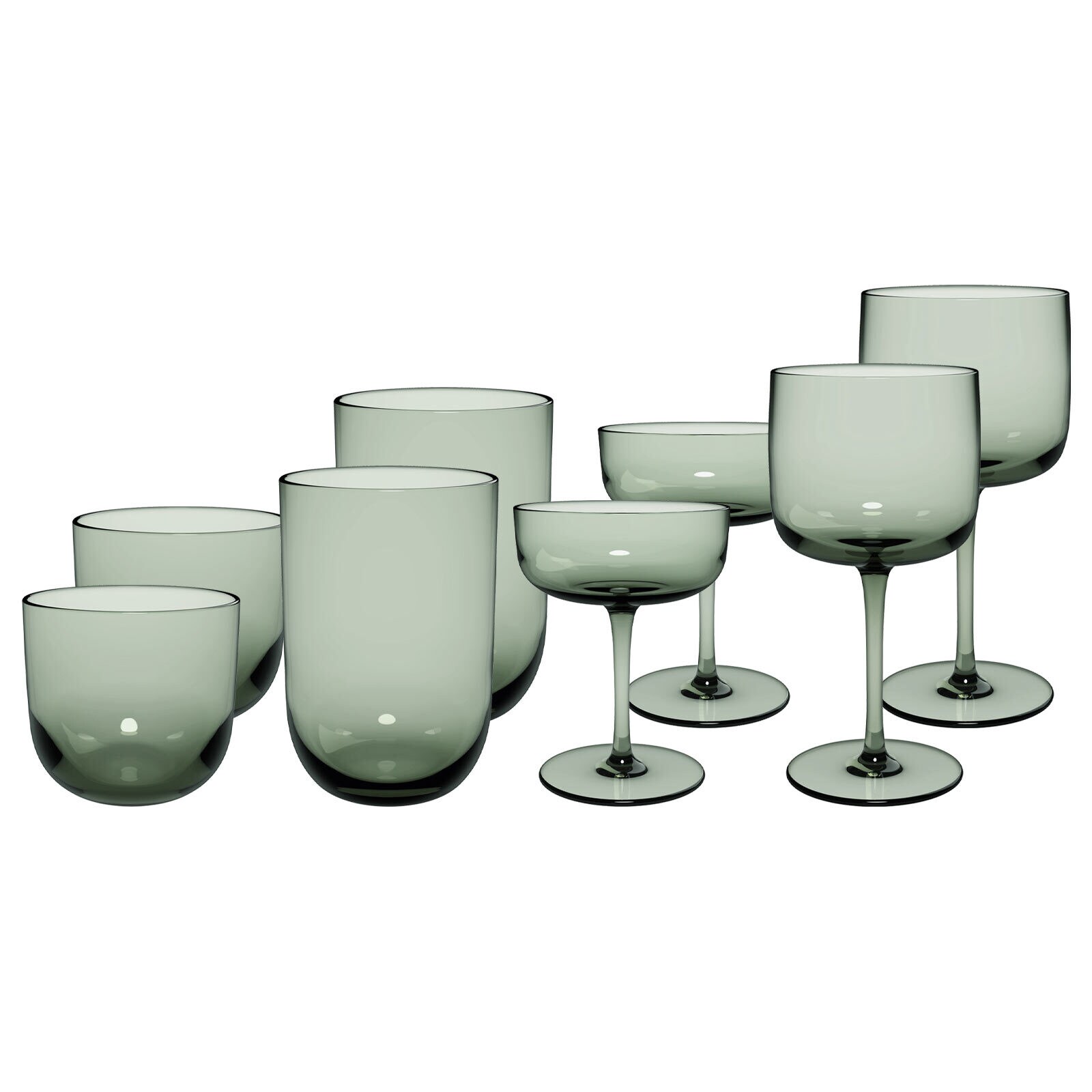 like. by Villeroy & Boch Komplett-Gl&auml;ser-Set Like Glass 8er Set 