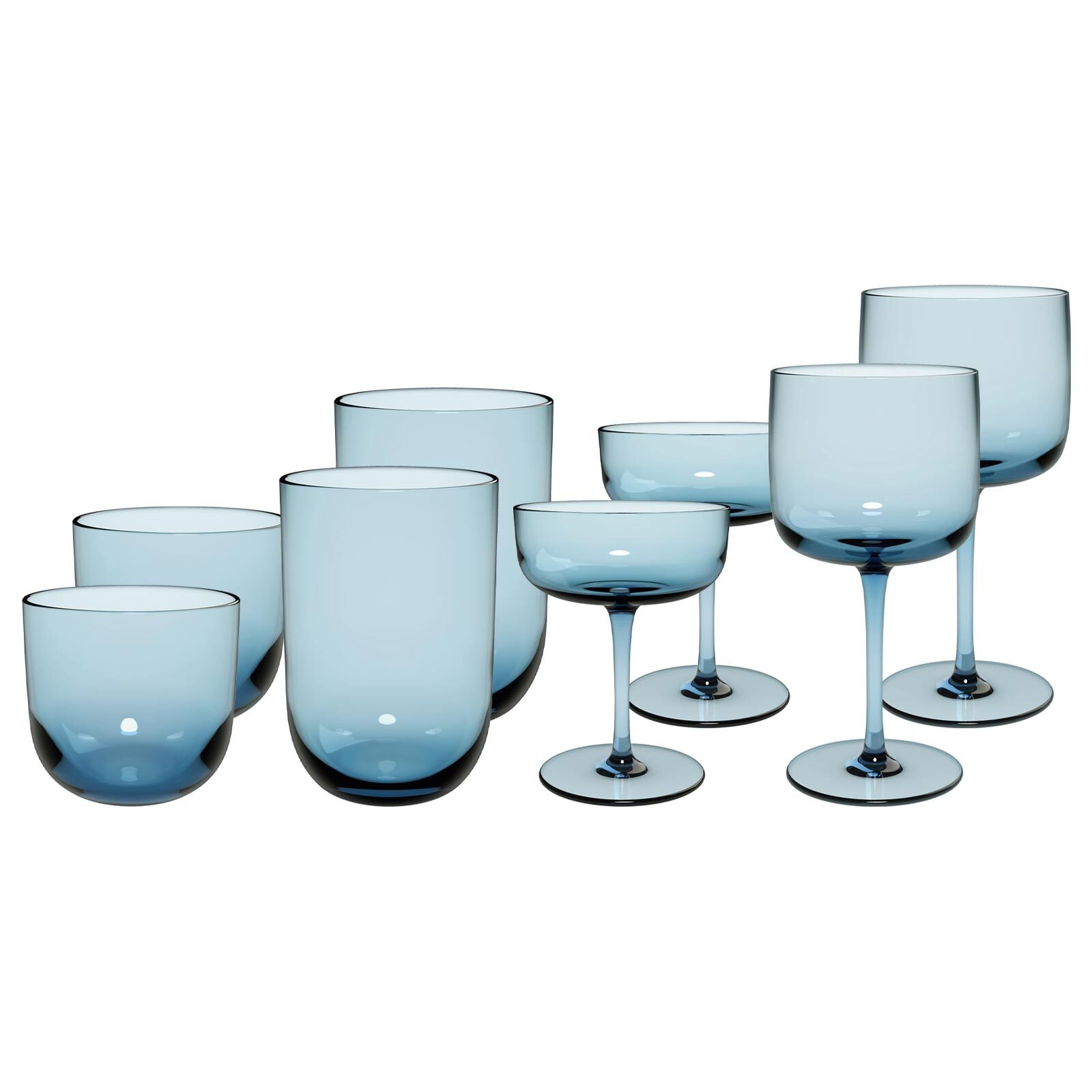 like. by Villeroy & Boch Komplett-Gl&auml;ser-Set Like Glass 8er Set 