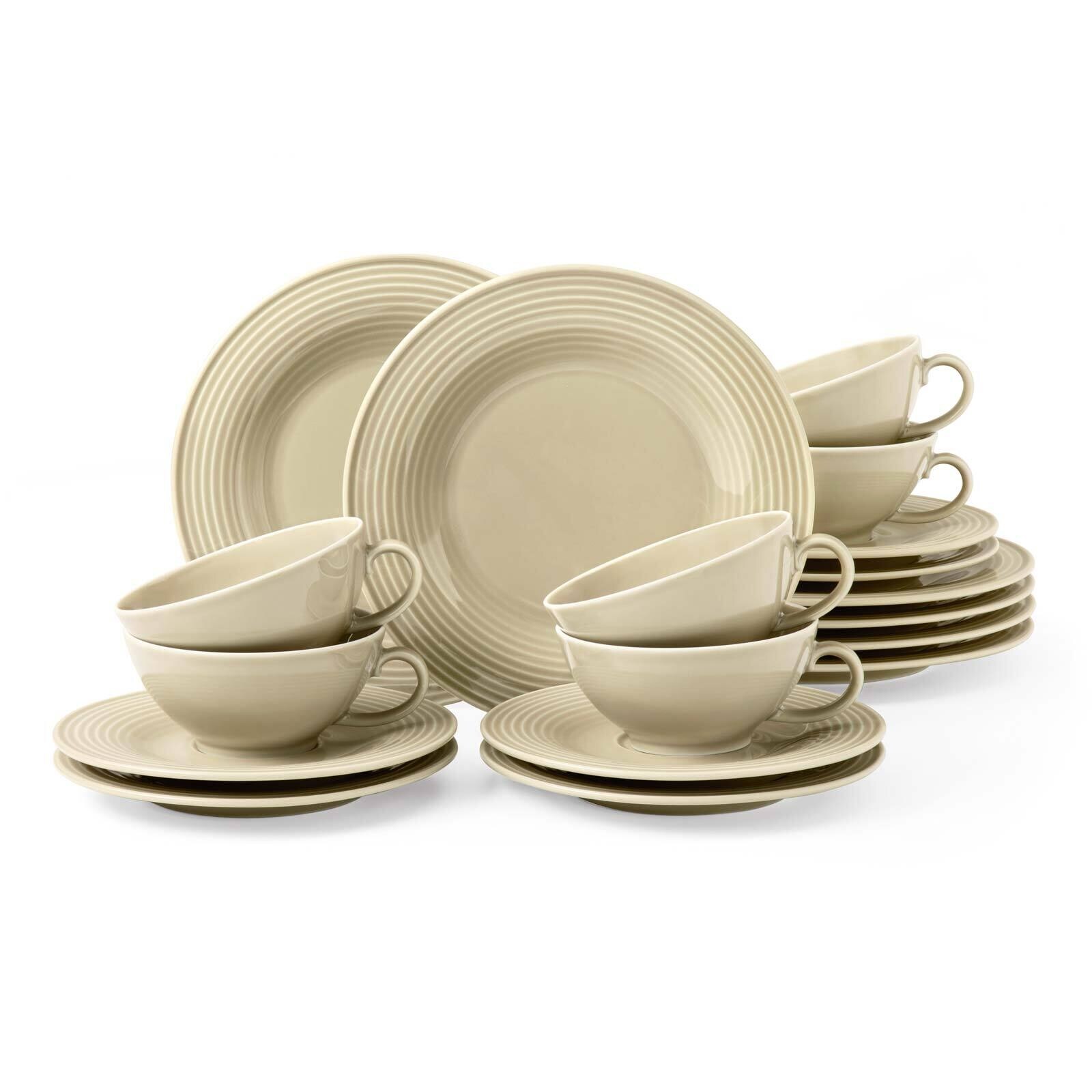 Teeservice Beat Color Glaze 18er Set