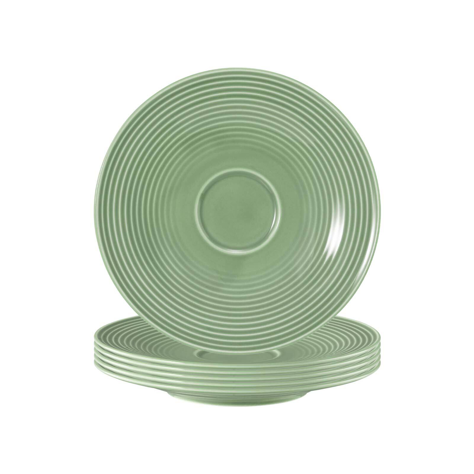 Seltmann Weiden Untertassen Beat Color Glaze &oslash; 16,7 cm 6er Set 