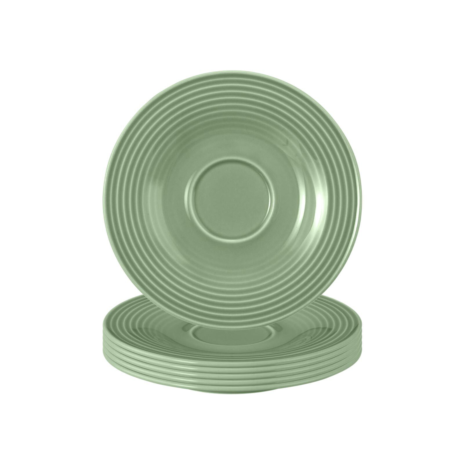 Seltmann Weiden Untertassen Beat Color Glaze &oslash; 13,7 cm 6er Set 