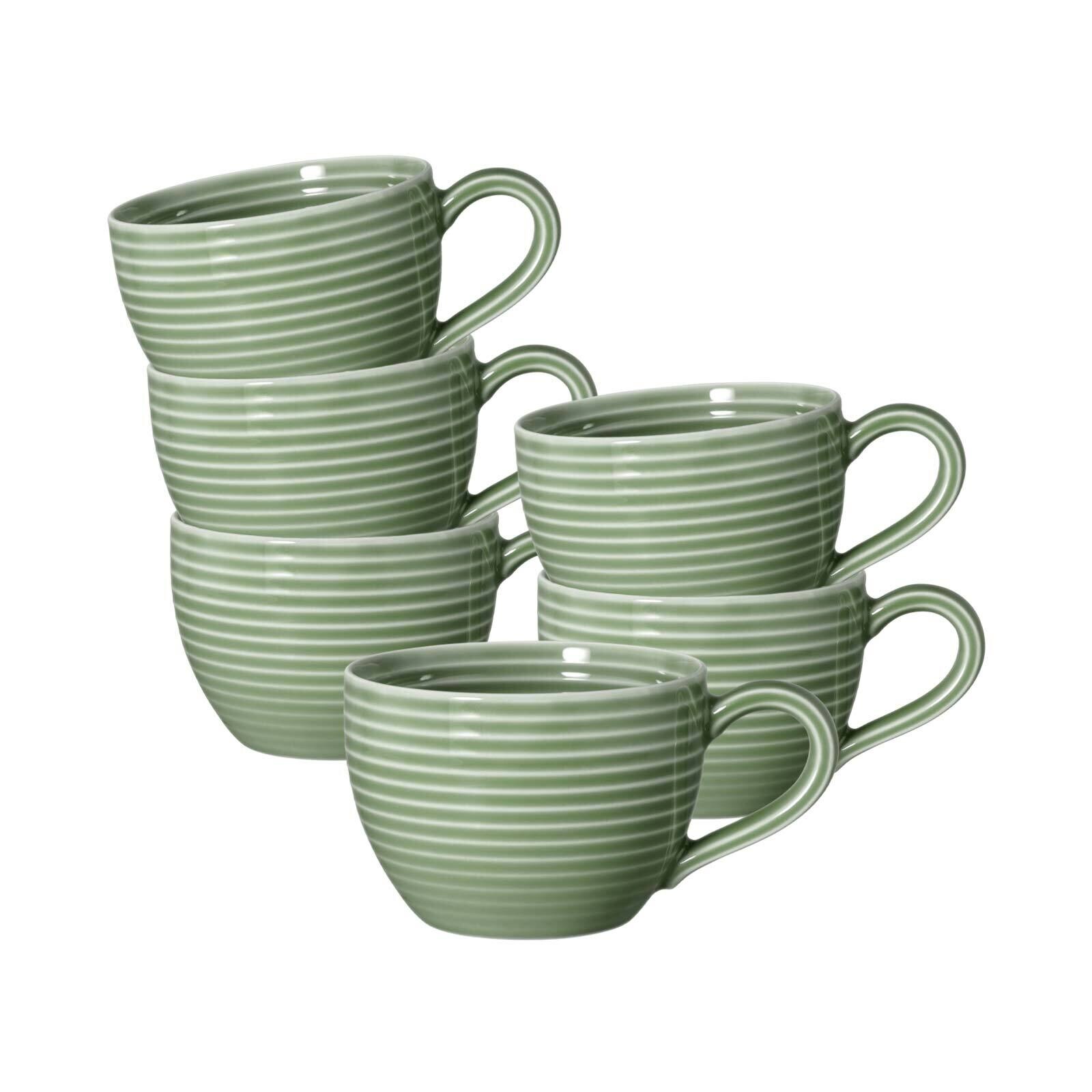 Espressotassen Beat Color Glaze  6er Set