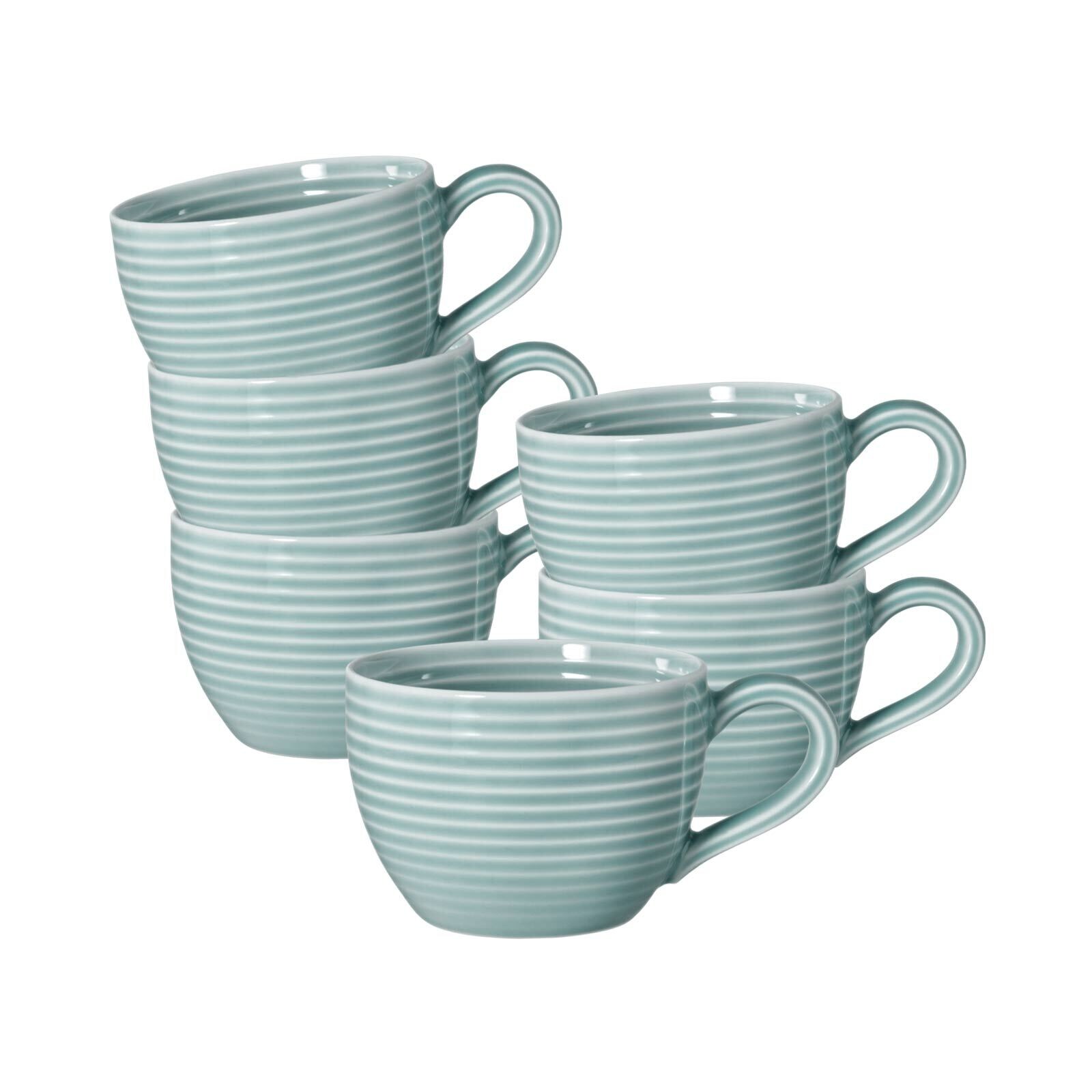 Espressotassen Beat Color Glaze  6er Set
