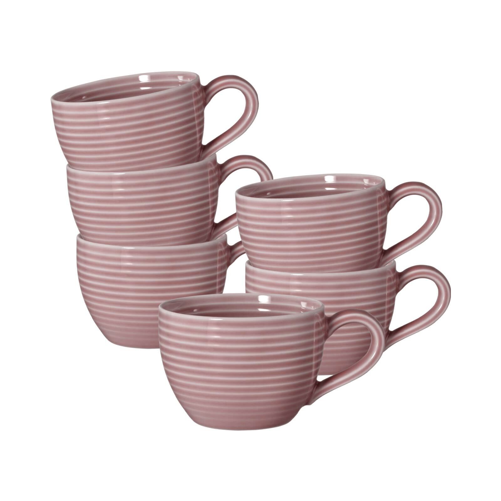 Espressotassen Beat Color Glaze  6er Set