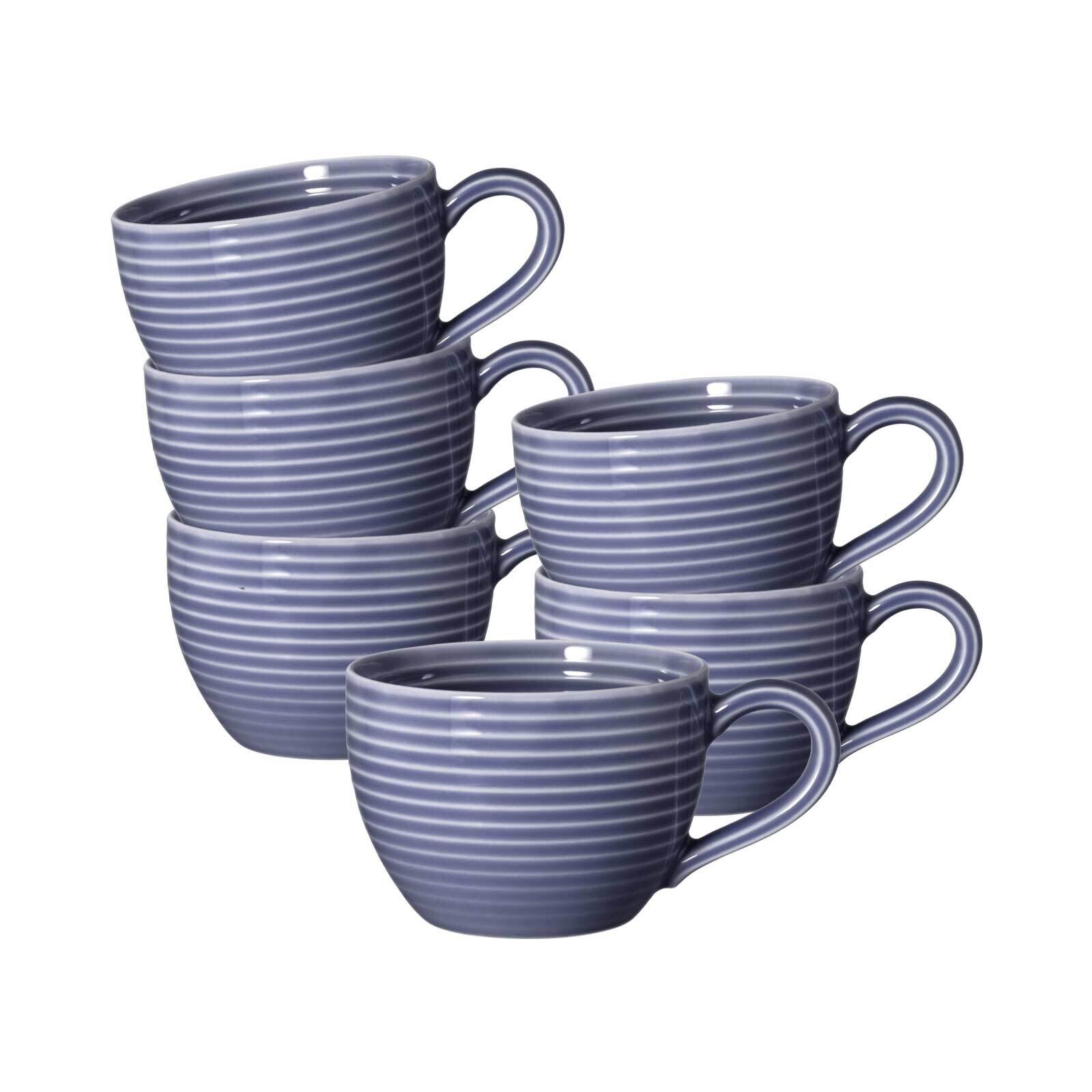 Espressotassen Beat Color Glaze  6er Set
