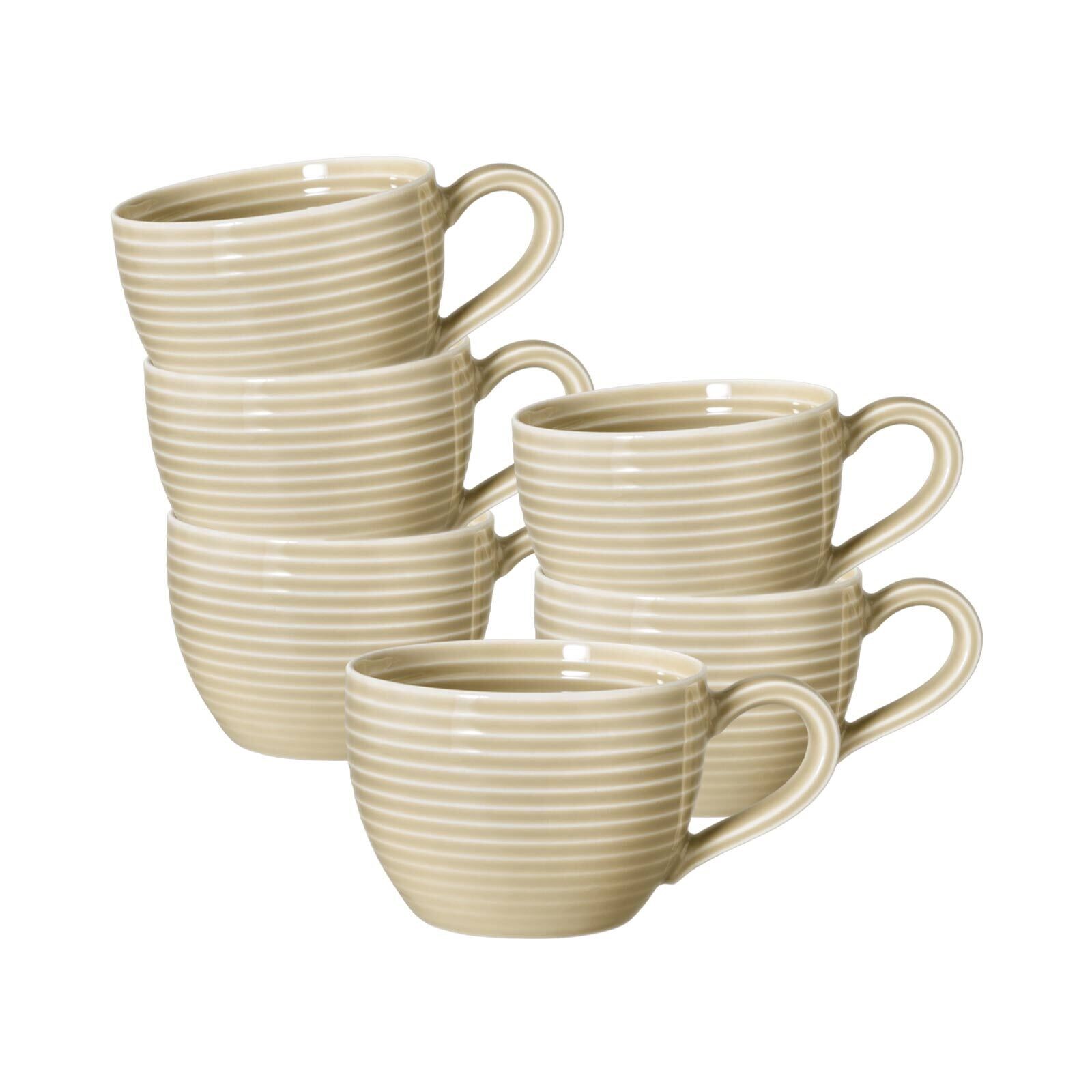 Espressotassen Beat Color Glaze  6er Set