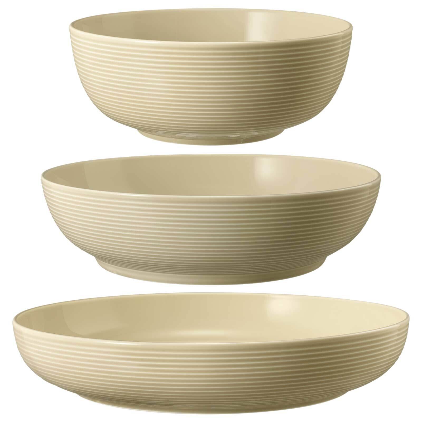 Foodbowl Beat Color Glaze 20/25/28 cm 3er Set