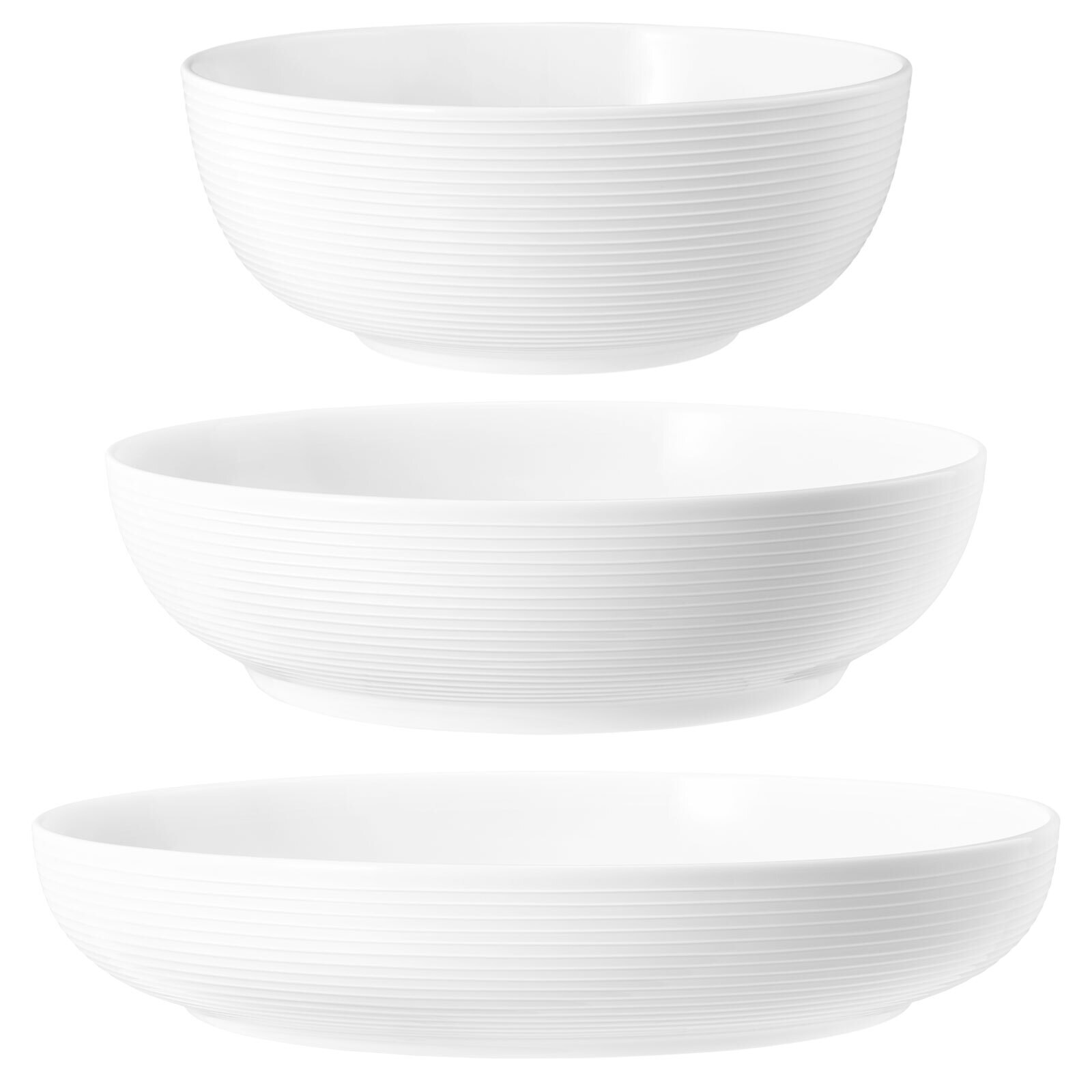 Foodbowl Beat Color Glaze 20/25/28 cm 3er Set