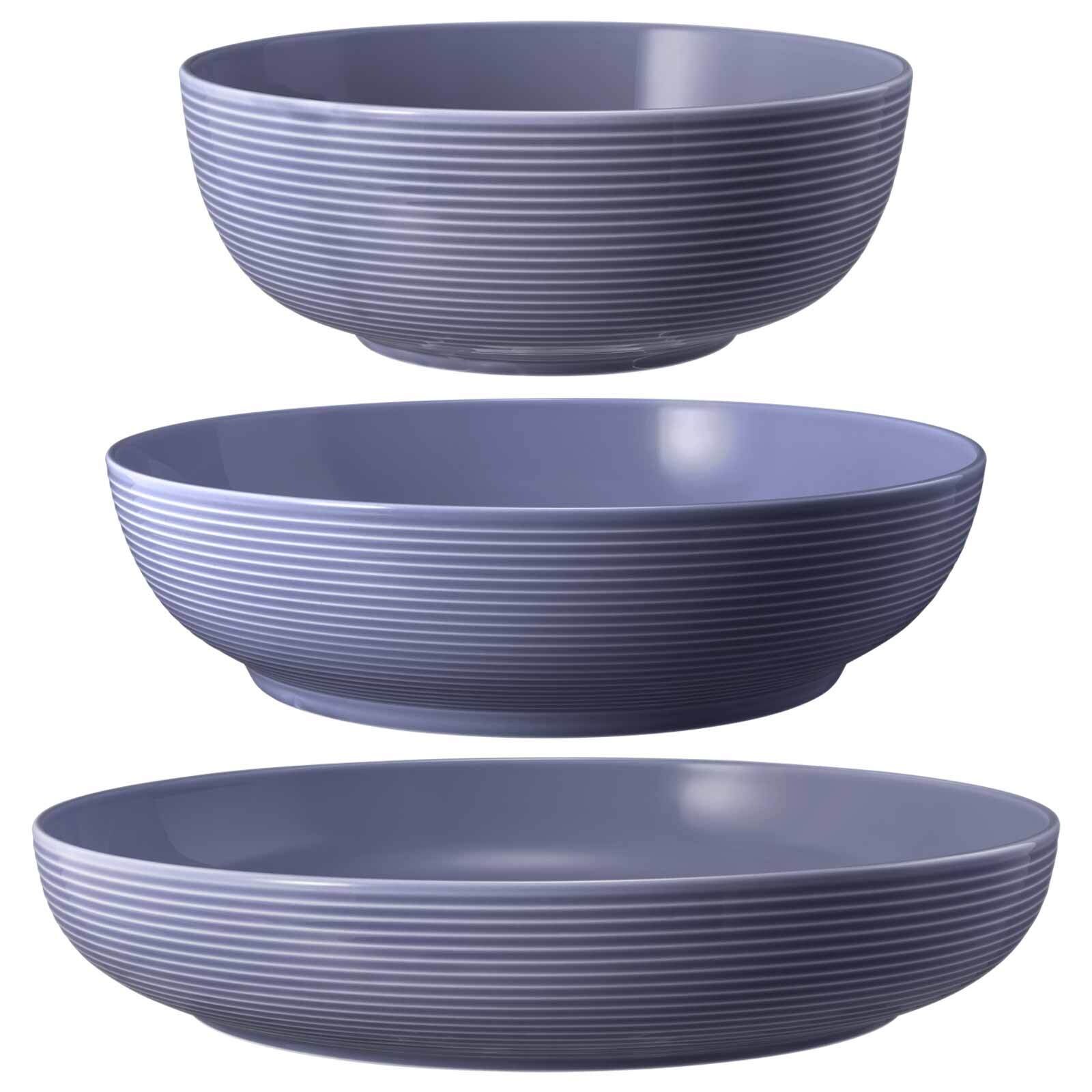 Foodbowl Beat Color Glaze 20/25/28 cm 3er Set