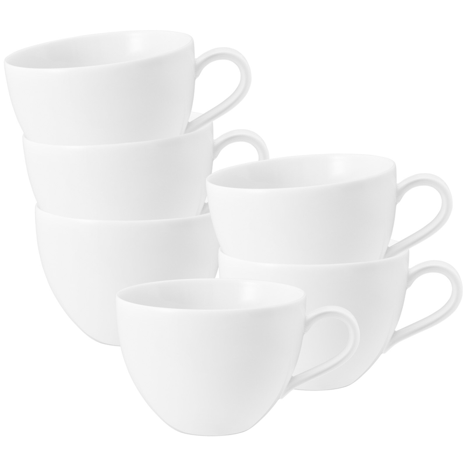 Milchkaffeetassen Beat Color Glaze  6er Set