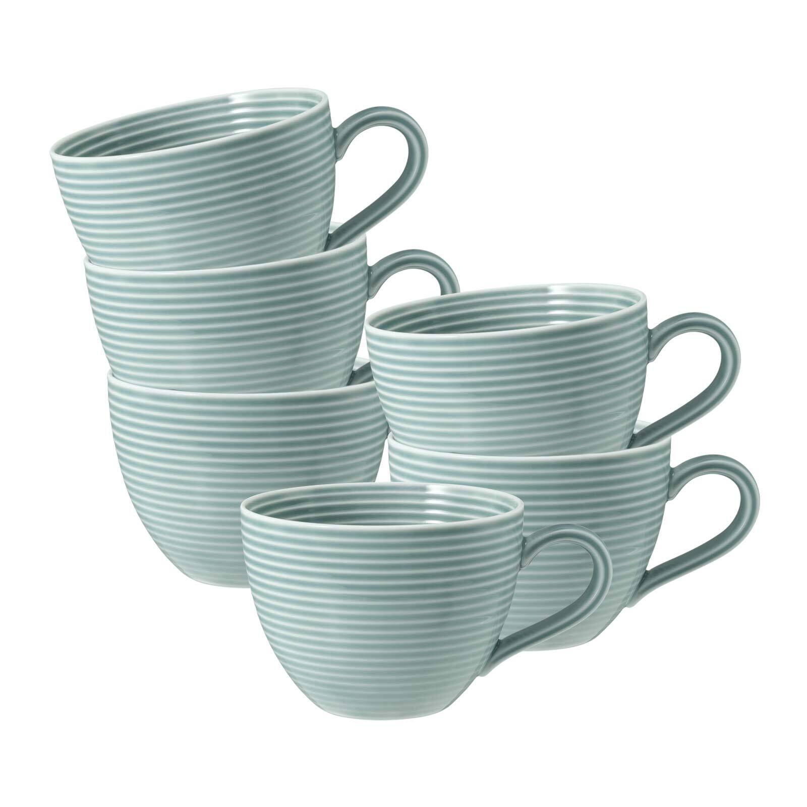Seltmann Weiden Kaffeetassen Beat Color Glaze 0,26 l 6er Set 