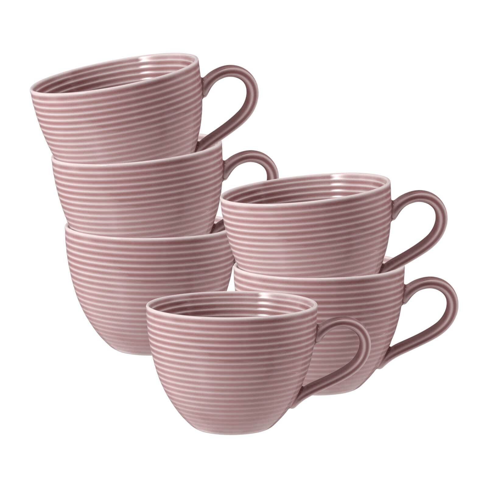 Kaffeetassen Beat Color Glaze  6er Set