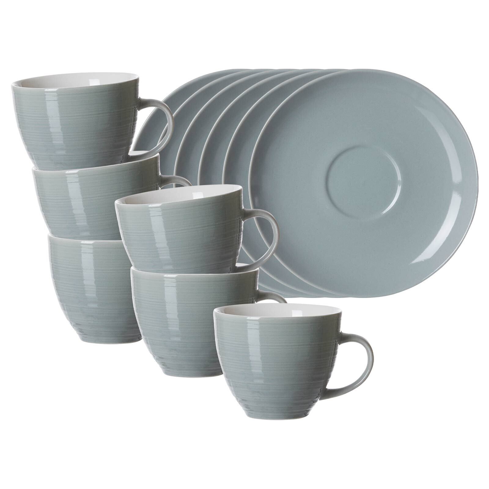 Kaffeetassen mit Untertassen Suomi  6er Set