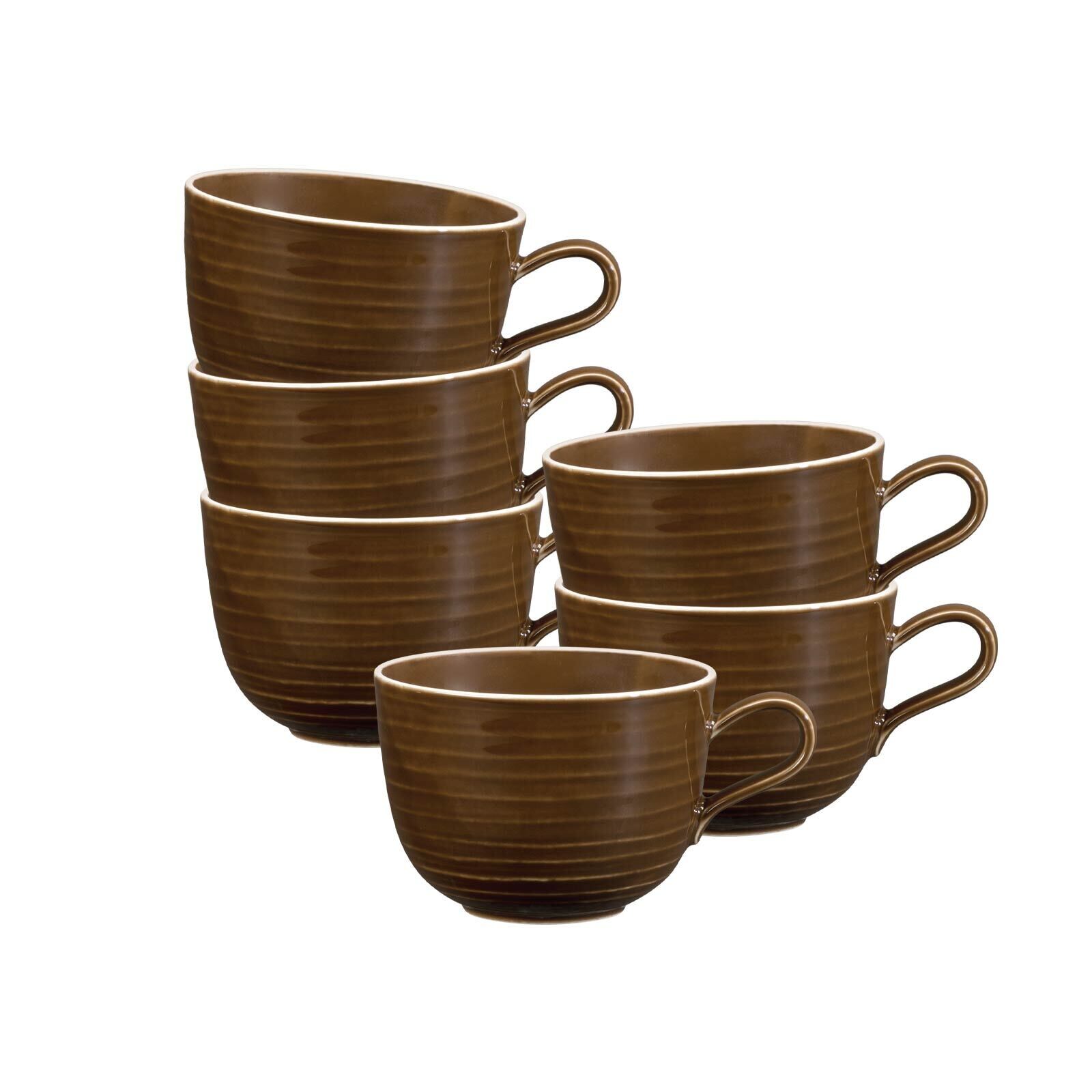 Milchkaffeetassen Terra  6er Set