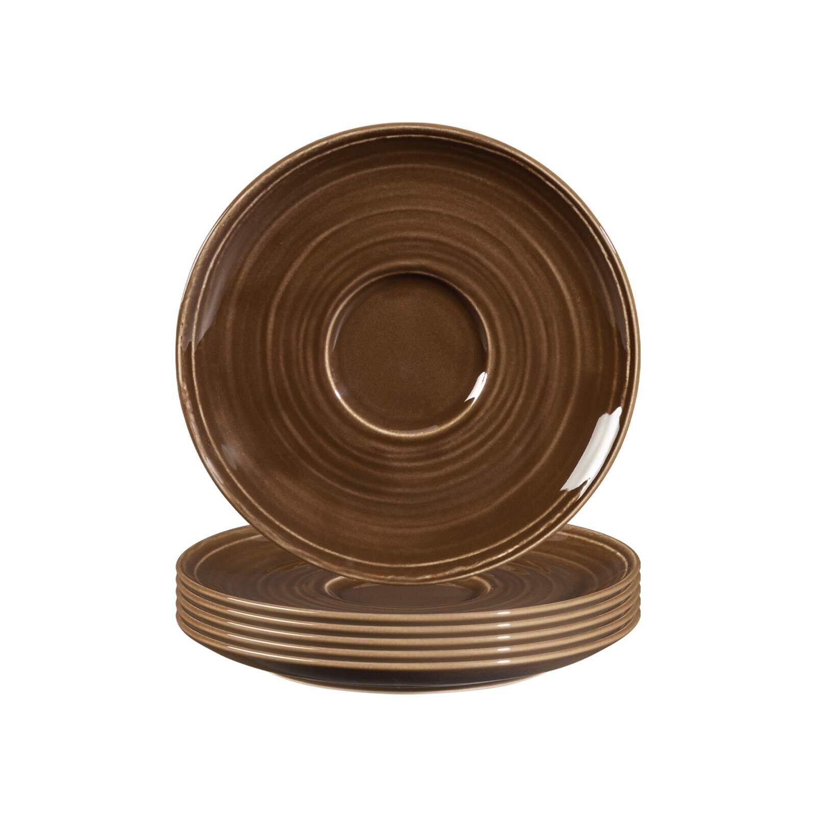Kombi-Untertassen Terra ø 16,1 cm 6er Set