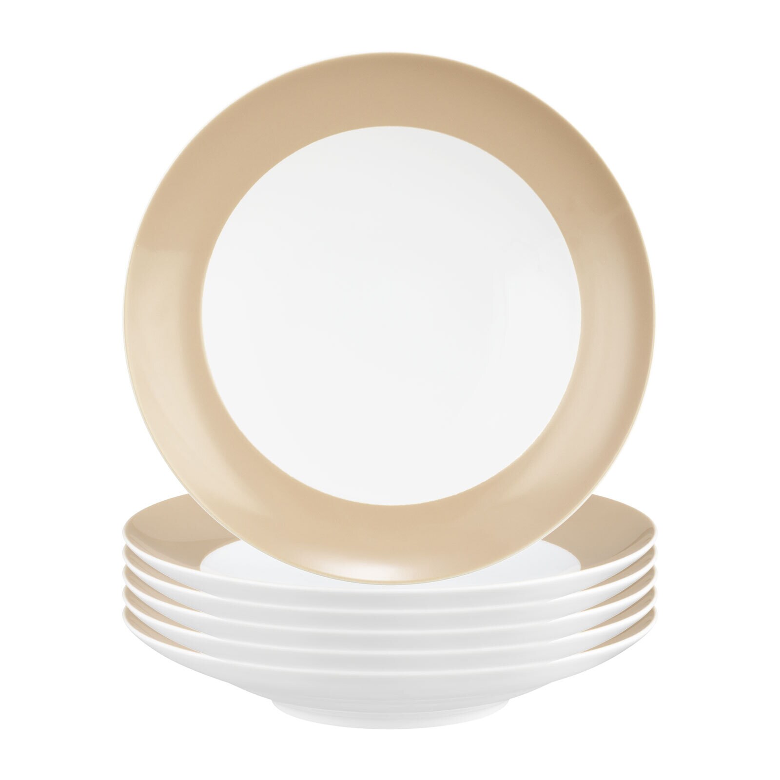 Seltmann Weiden Suppenteller Liberty Pure Colors &oslash; 23,5 cm 6er Set 