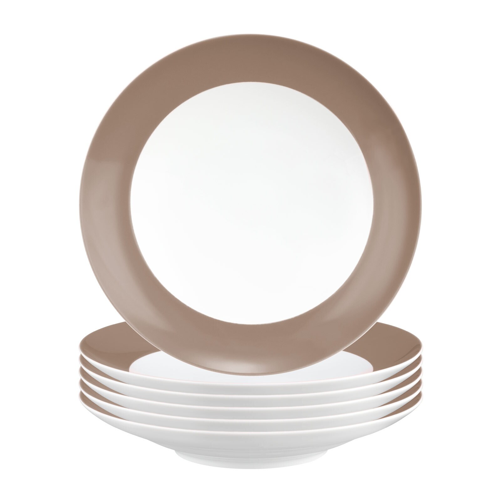 Seltmann Weiden Suppenteller Liberty Pure Colors &oslash; 23,5 cm 6er Set 