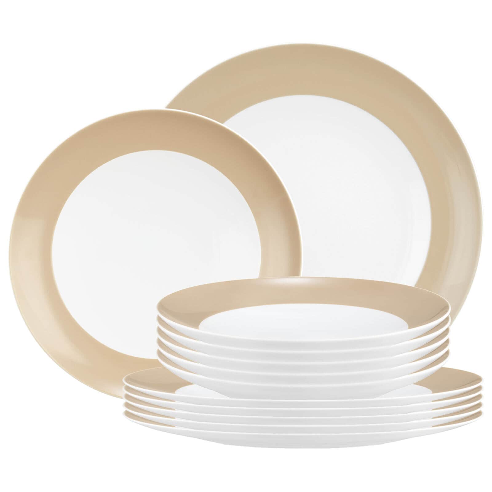 Seltmann Weiden Tafelservice Liberty Pure Colors 12er Set 