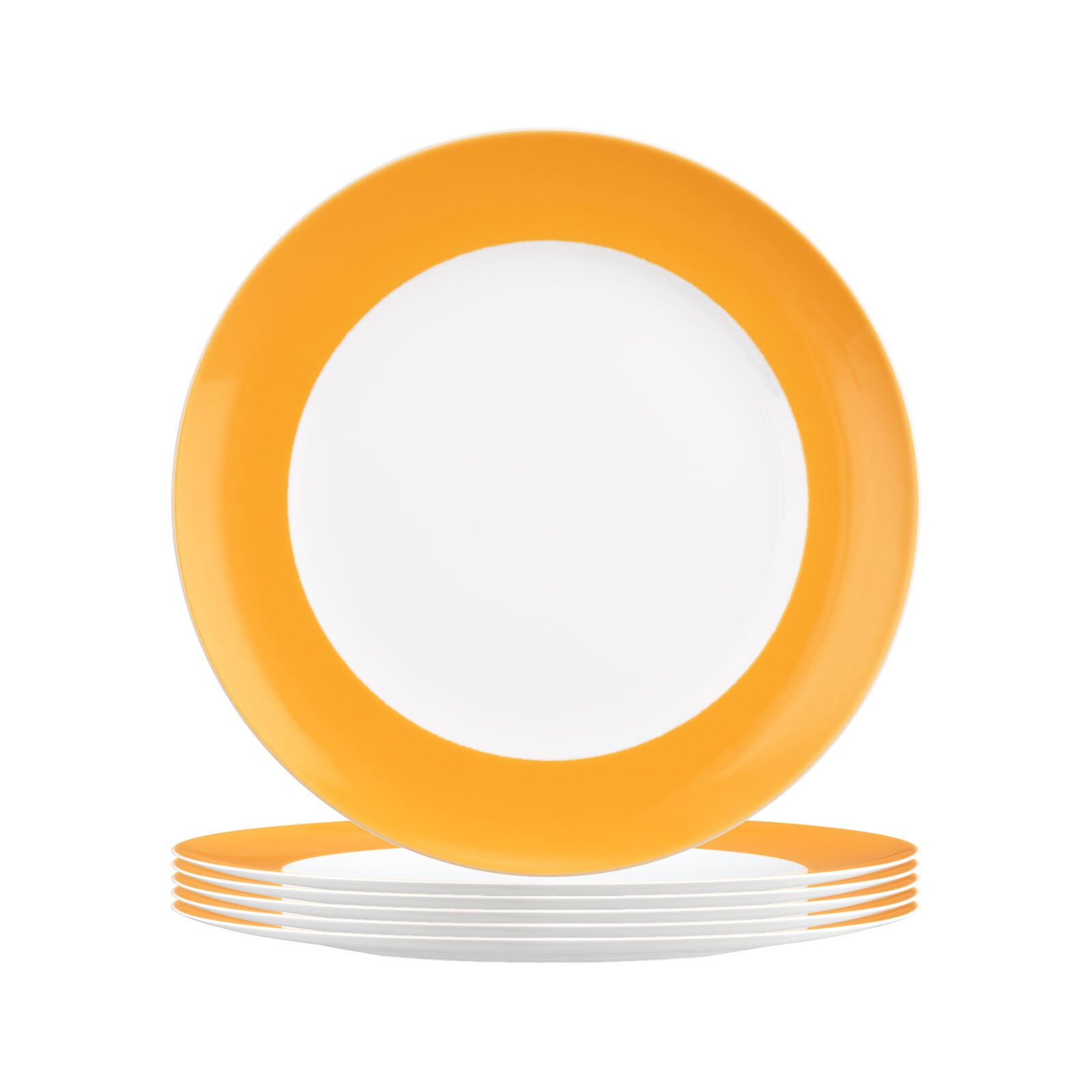 Seltmann Weiden Fr&uuml;hst&uuml;cksteller Liberty Pure Colors &oslash; 22,5 cm 6er Set 