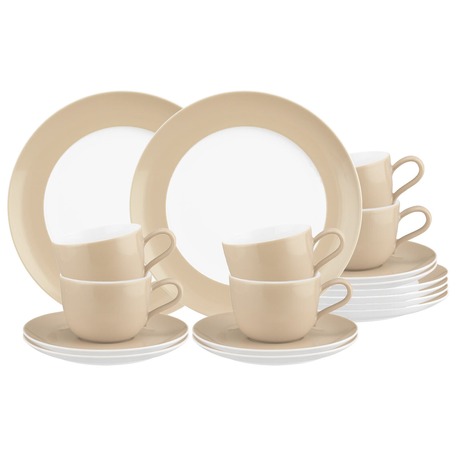 Kaffeeservice Liberty Pure Colors 18er Set