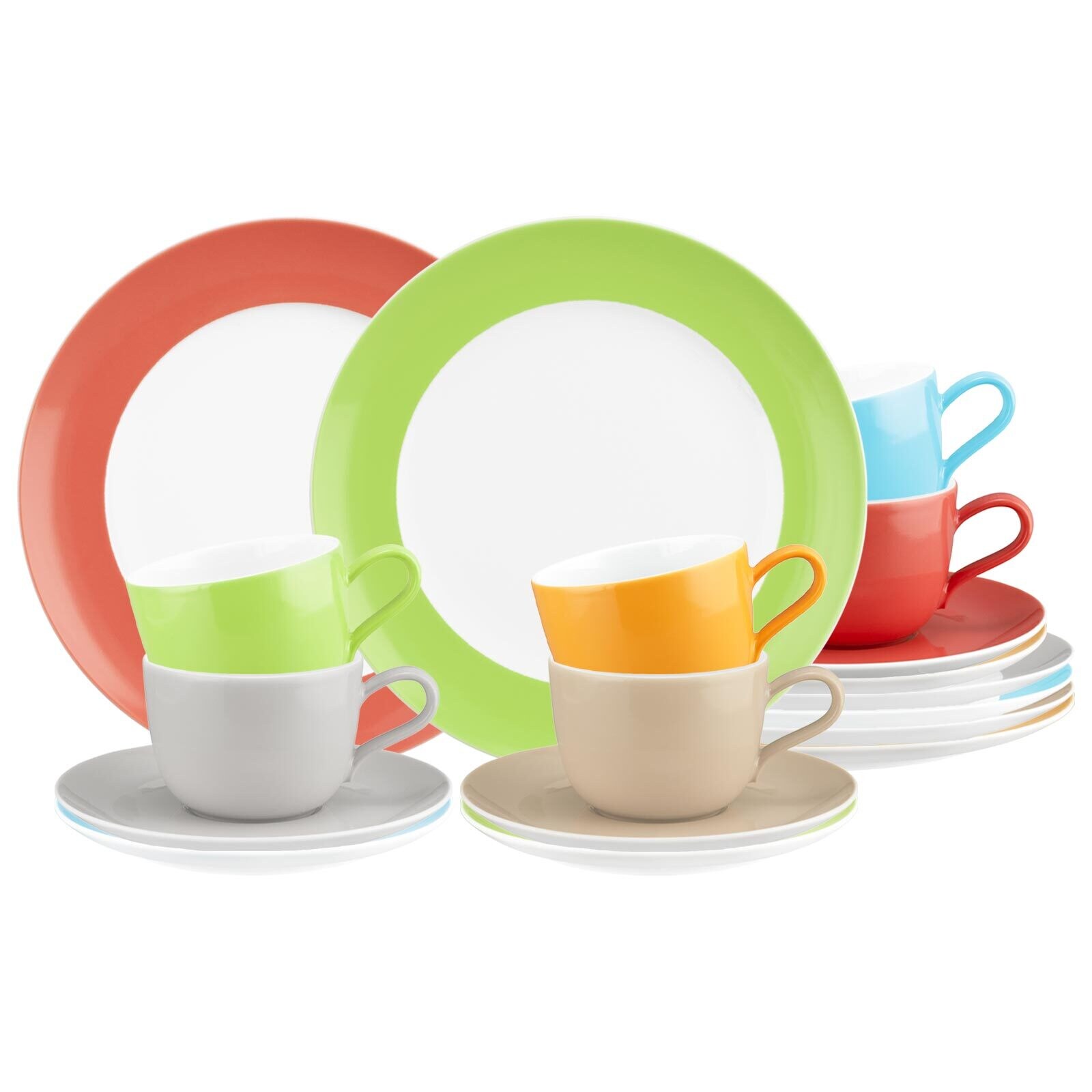 Kaffeeservice Liberty Pure Colors 18er Set