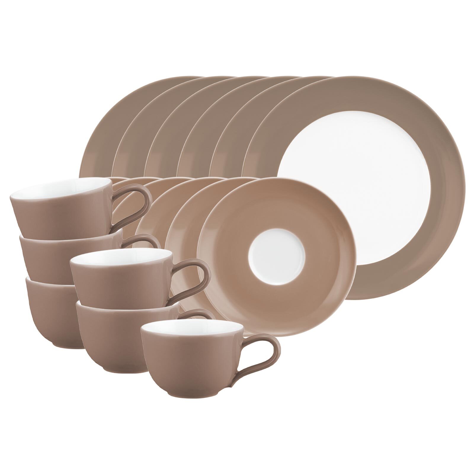 Seltmann Weiden Kaffeeservice Liberty Pure Colors 18er Set 