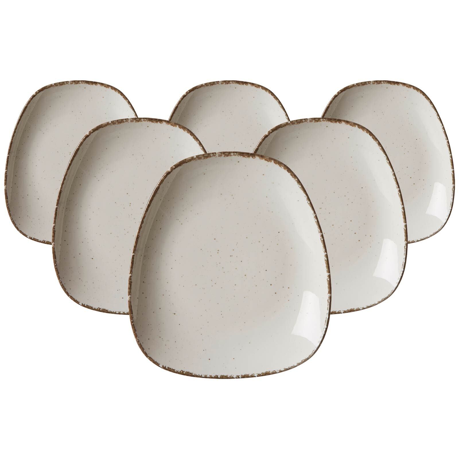 Beilagenteller Casa 19 x 16,5 cm 6er Set