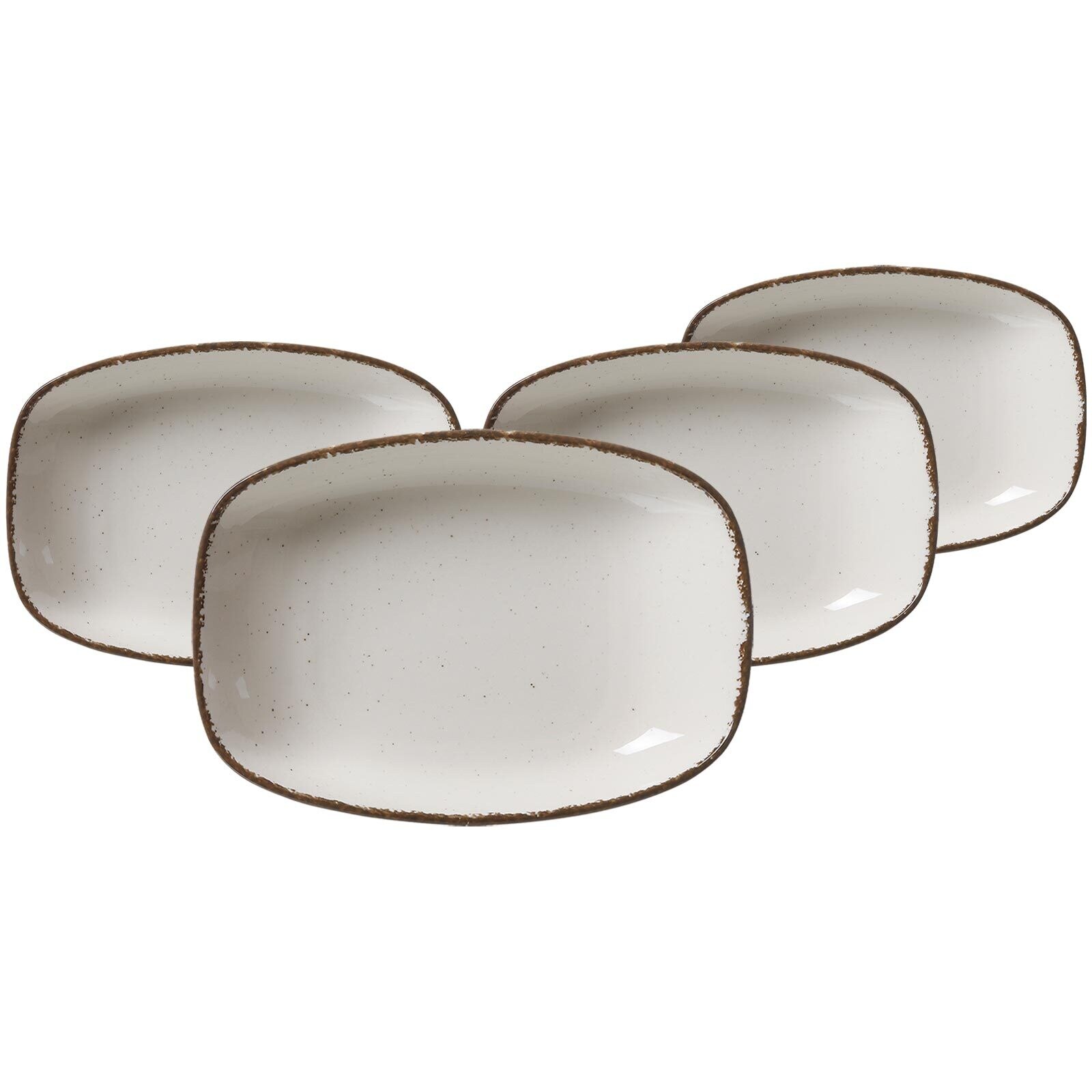 Suppenteller Casa 23,5 x 16 cm 4er Set