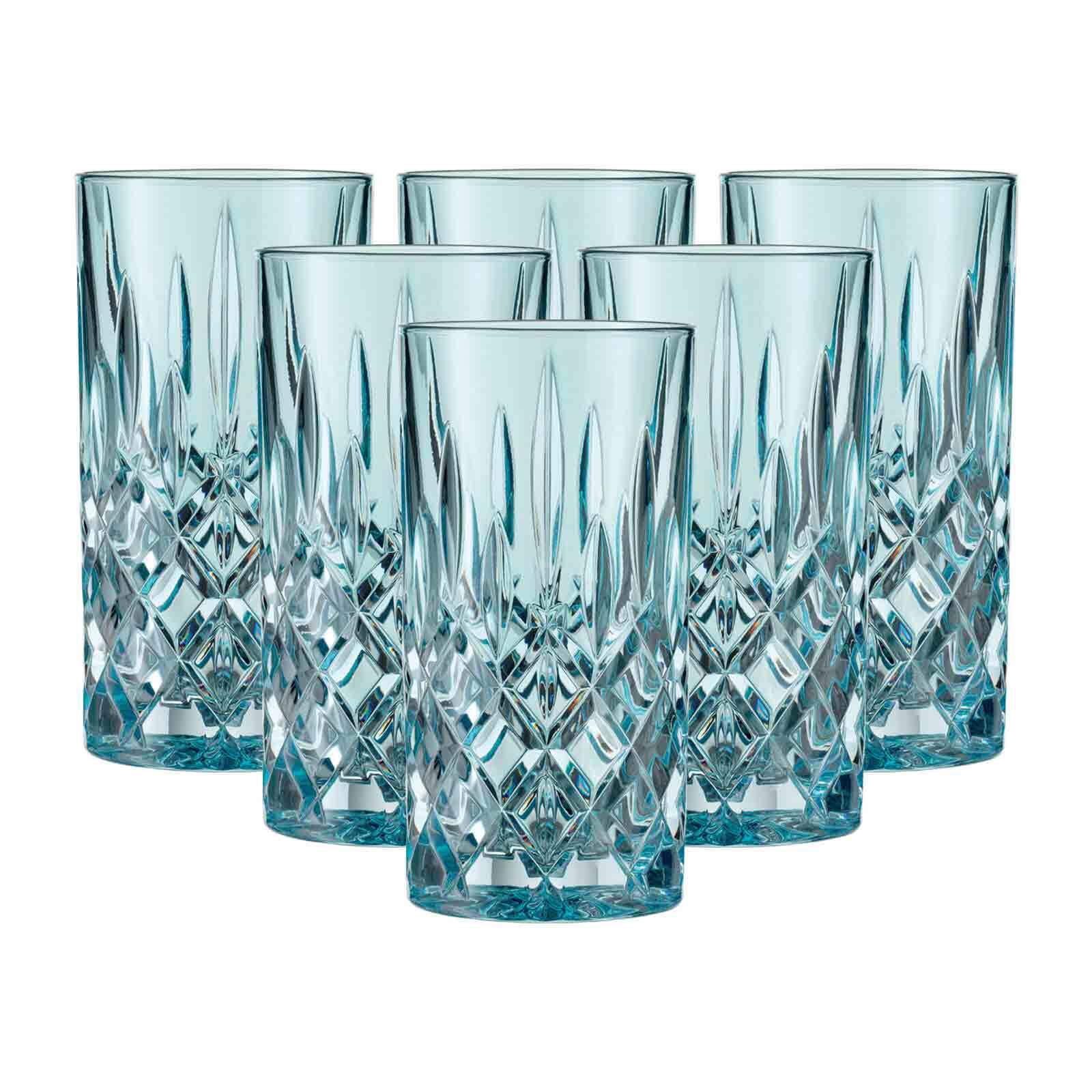 Nachtmann Longdrinkgl&auml;ser Noblesse Colors 395 ml 6er Set 