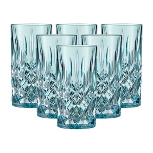 Nachtmann Longdrinkgläser Noblesse Colors 395 ml 6er Set 