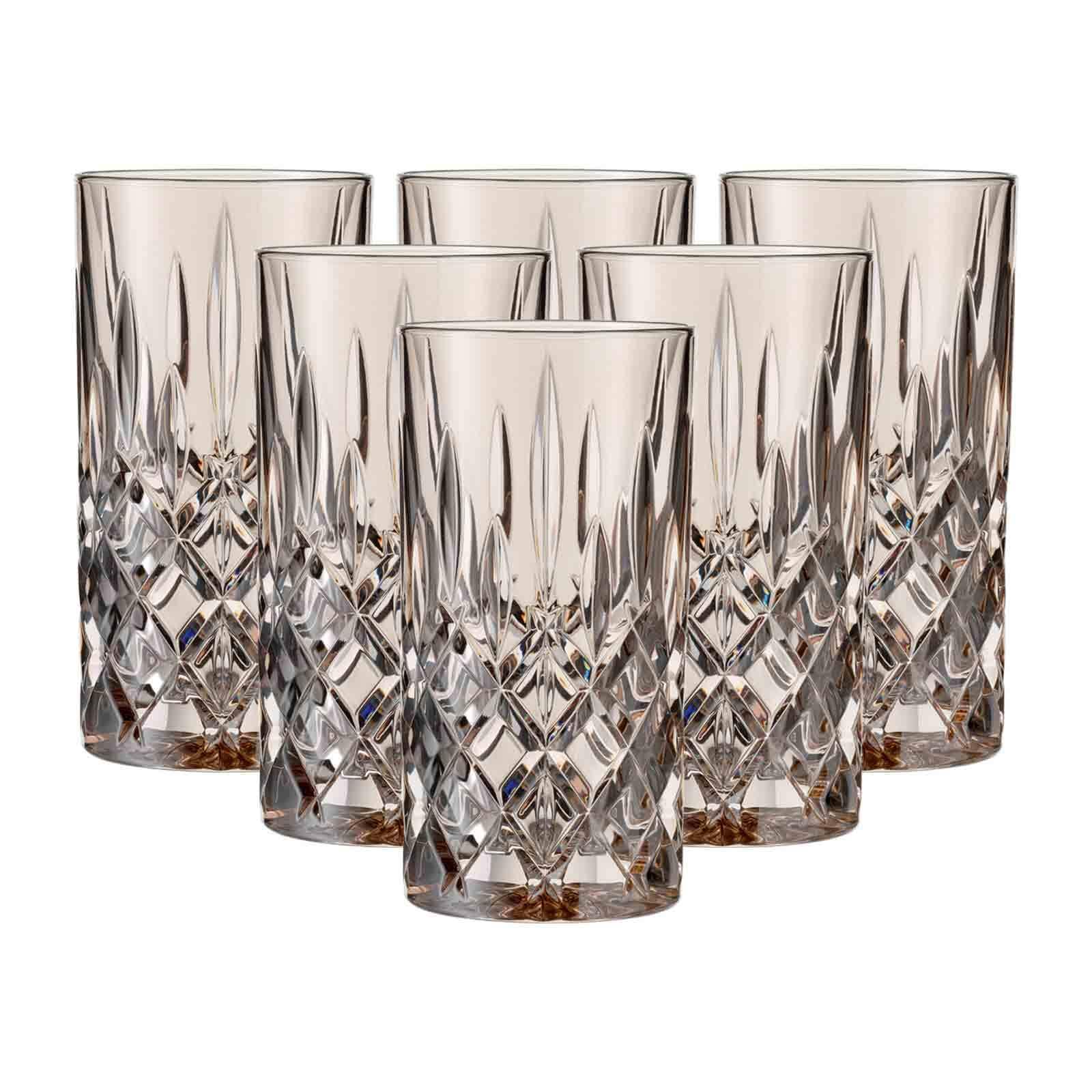 Nachtmann Longdrinkgl&auml;ser Noblesse Colors 395 ml 6er Set 