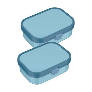 Mepal Brotdosen mit Einsatz & Gabel Campus 700 ml 2er Set 