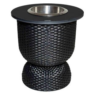 COOTAB COOLER TABLE Beistelltisch mit Edelstahl-Kühler Paris 43 cm 