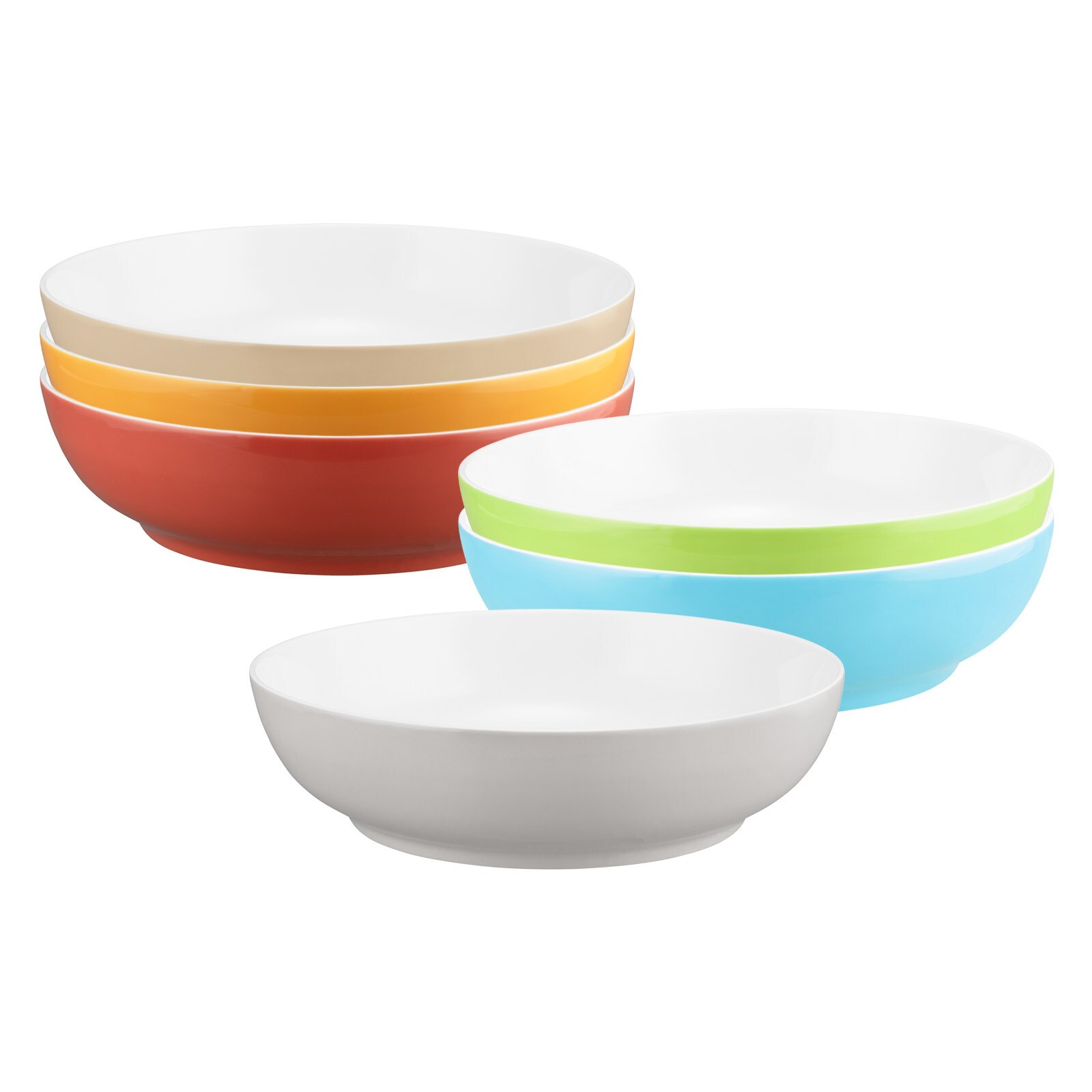 Seltmann Weiden Foodbowls Liberty Pure Colors &oslash; 25 cm 6er Set 
