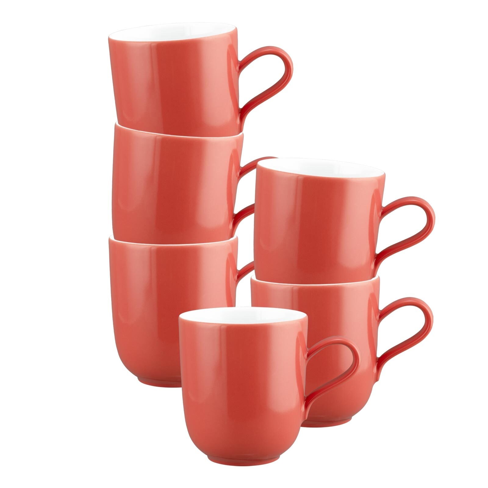 Seltmann Weiden Henkelbecher Liberty Pure Colors 400 ml 6er Set 