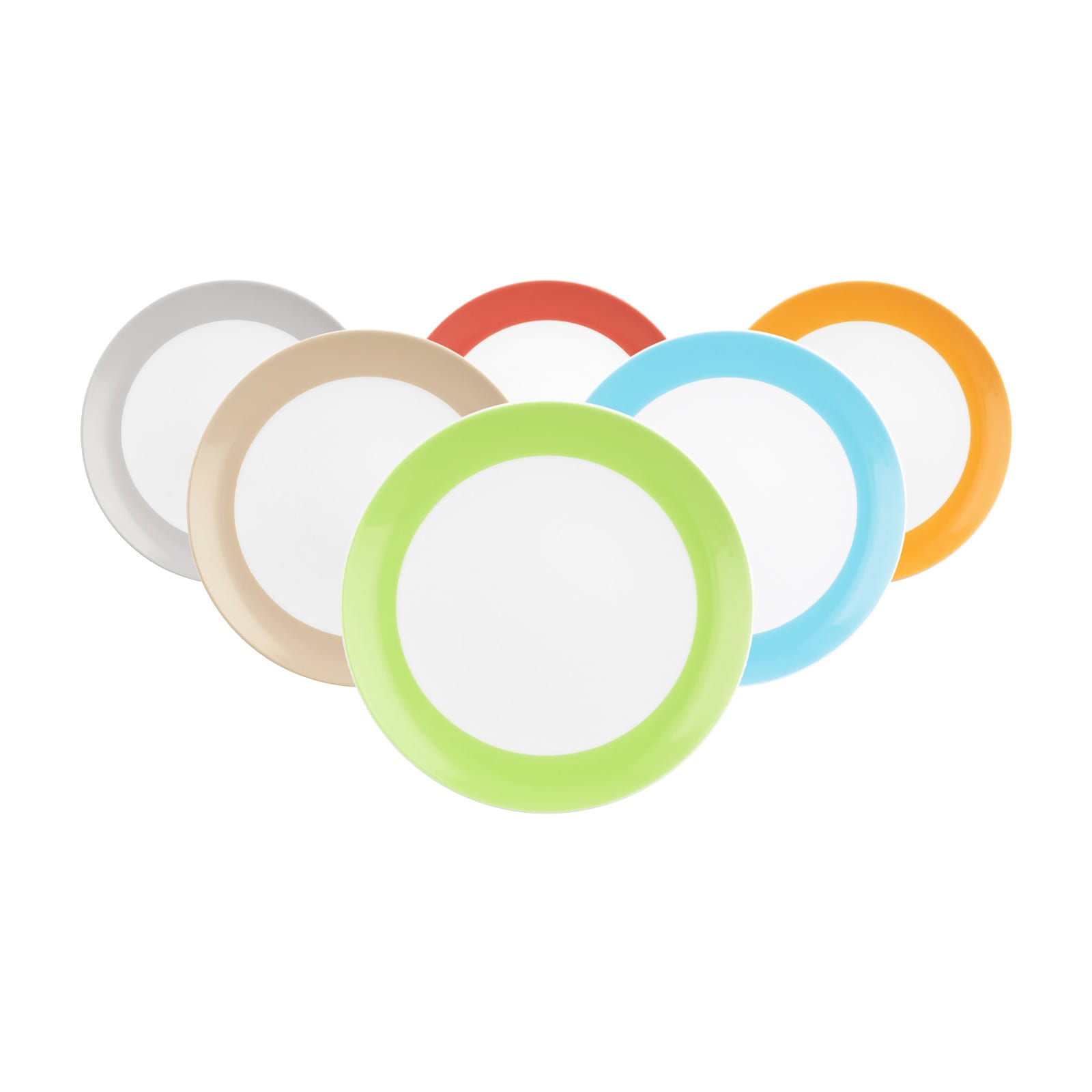 Seltmann Weiden Brotteller Liberty Pure Colors &oslash; 17,5 cm 6er Set 