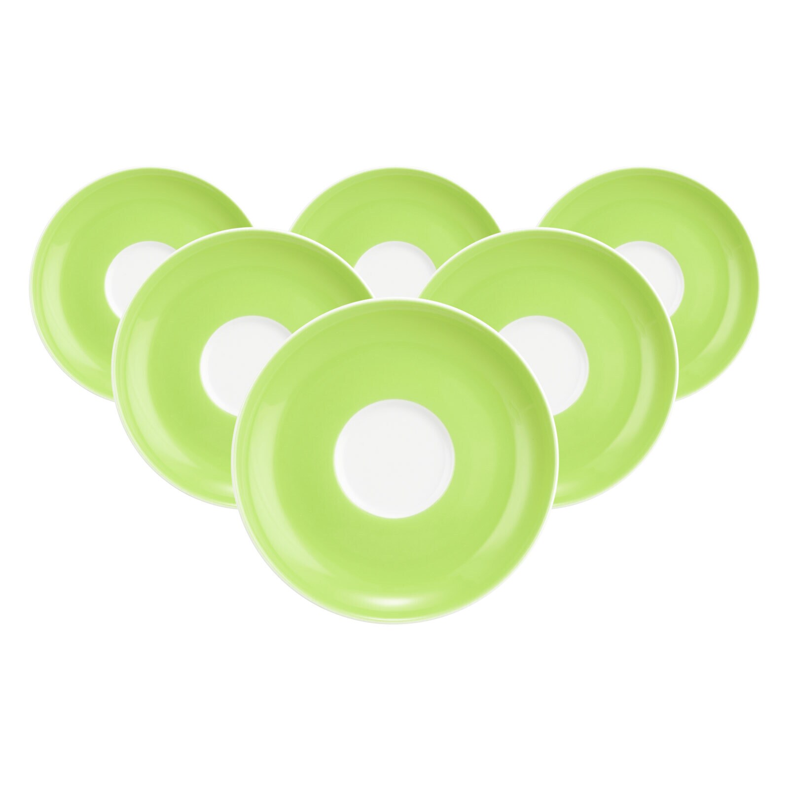 Seltmann Weiden Teeuntertassen Liberty Pure Colors &oslash; 13 cm 6er Set 