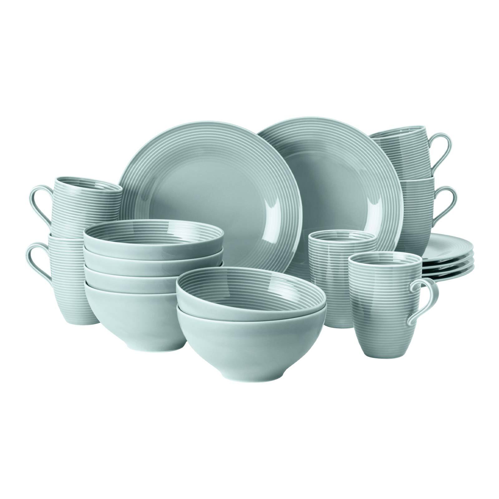 Seltmann Weiden Fr&uuml;hst&uuml;cks-Set Beat Color Glaze 18er Set 
