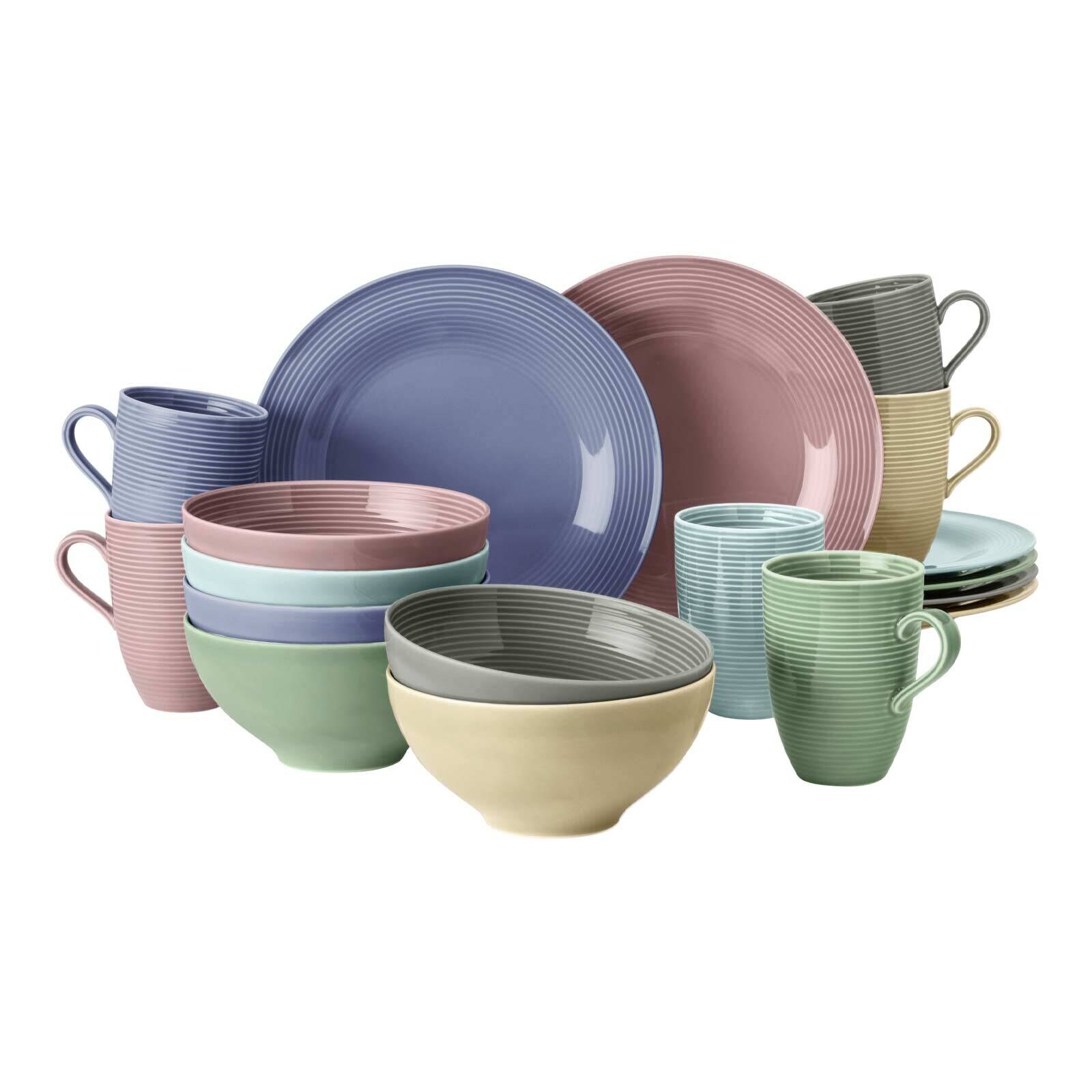 Frühstücks-Set Beat Color Glaze 18er Set