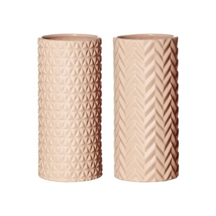 Ritzenhoff & Breker Vasen Raute & Zick Zack 25 cm 2er Set 