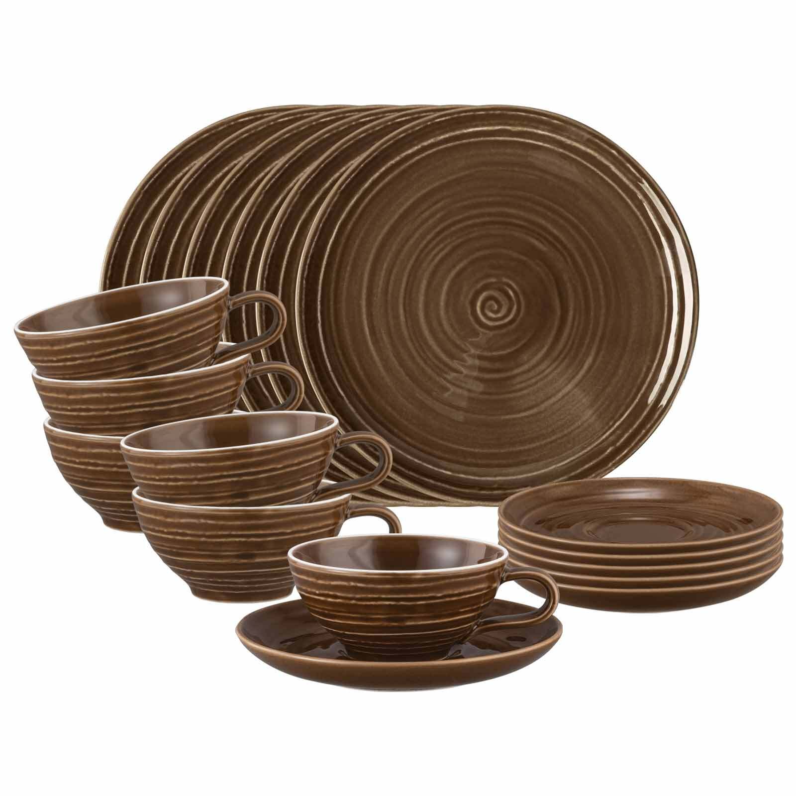 Seltmann Weiden Teeservice Terra 18er Set 