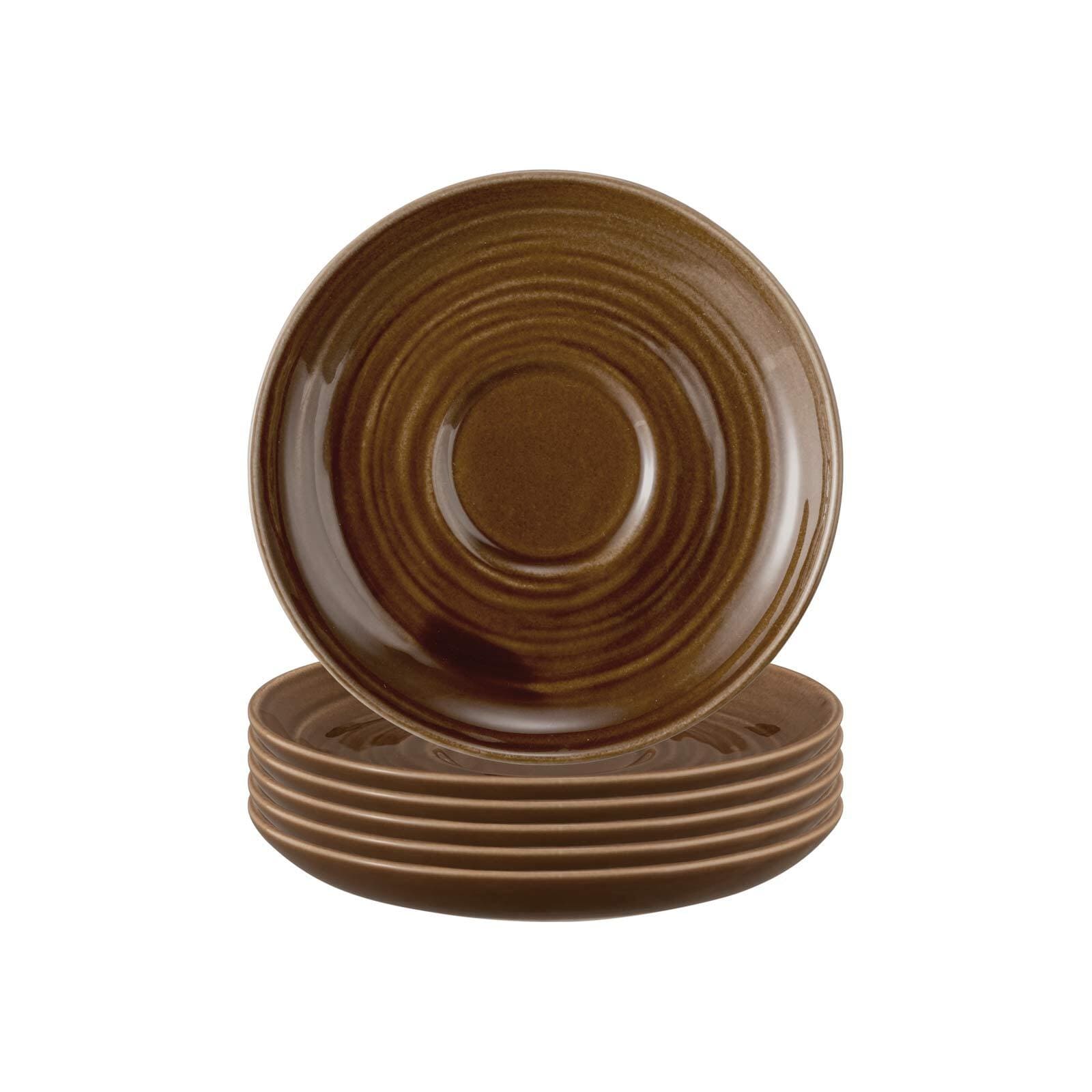 Seltmann Weiden Teeuntertassen Terra &oslash; 13,5 cm 6er Set 