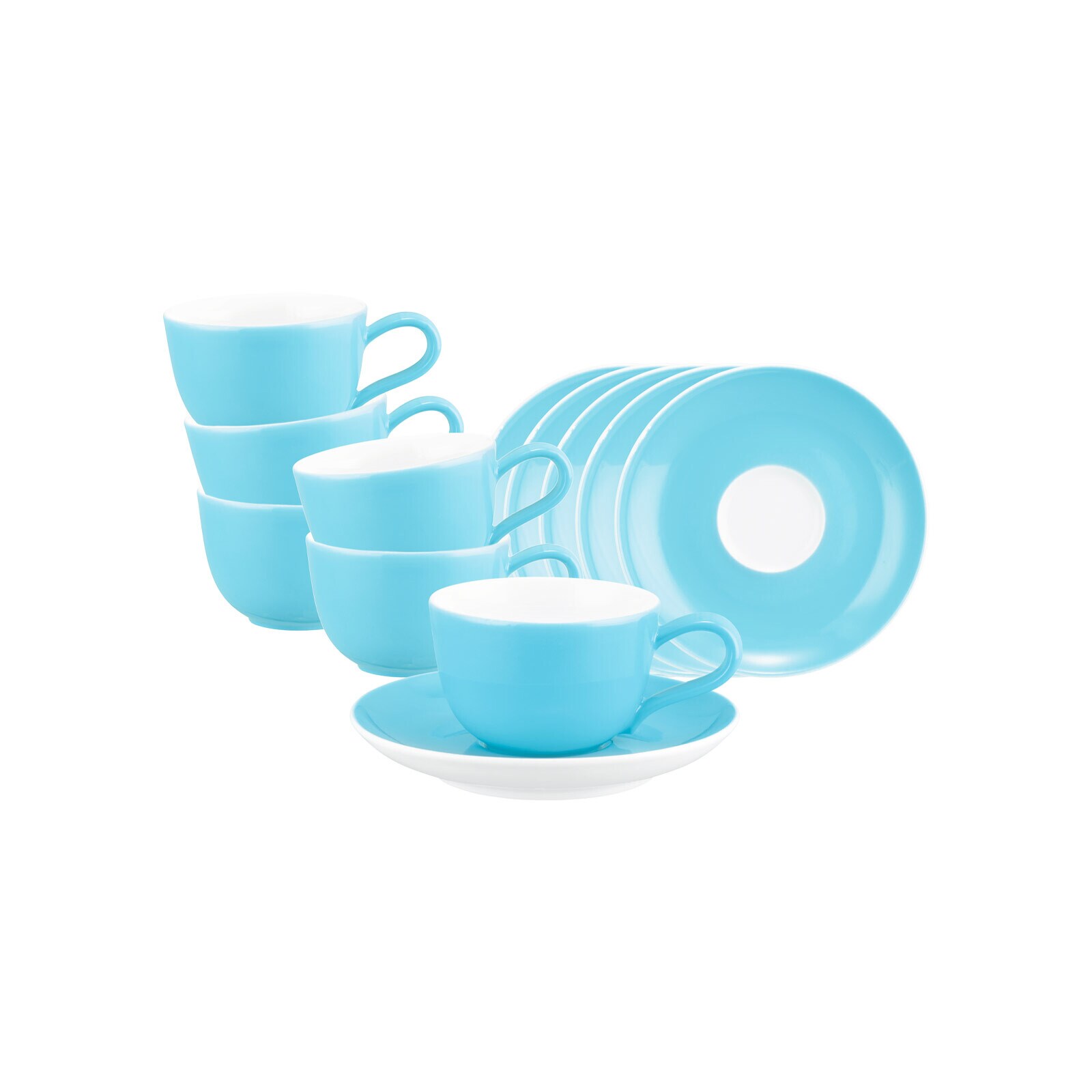 Espressotasse mit Untertasse Liberty Pure Colors  6er Set