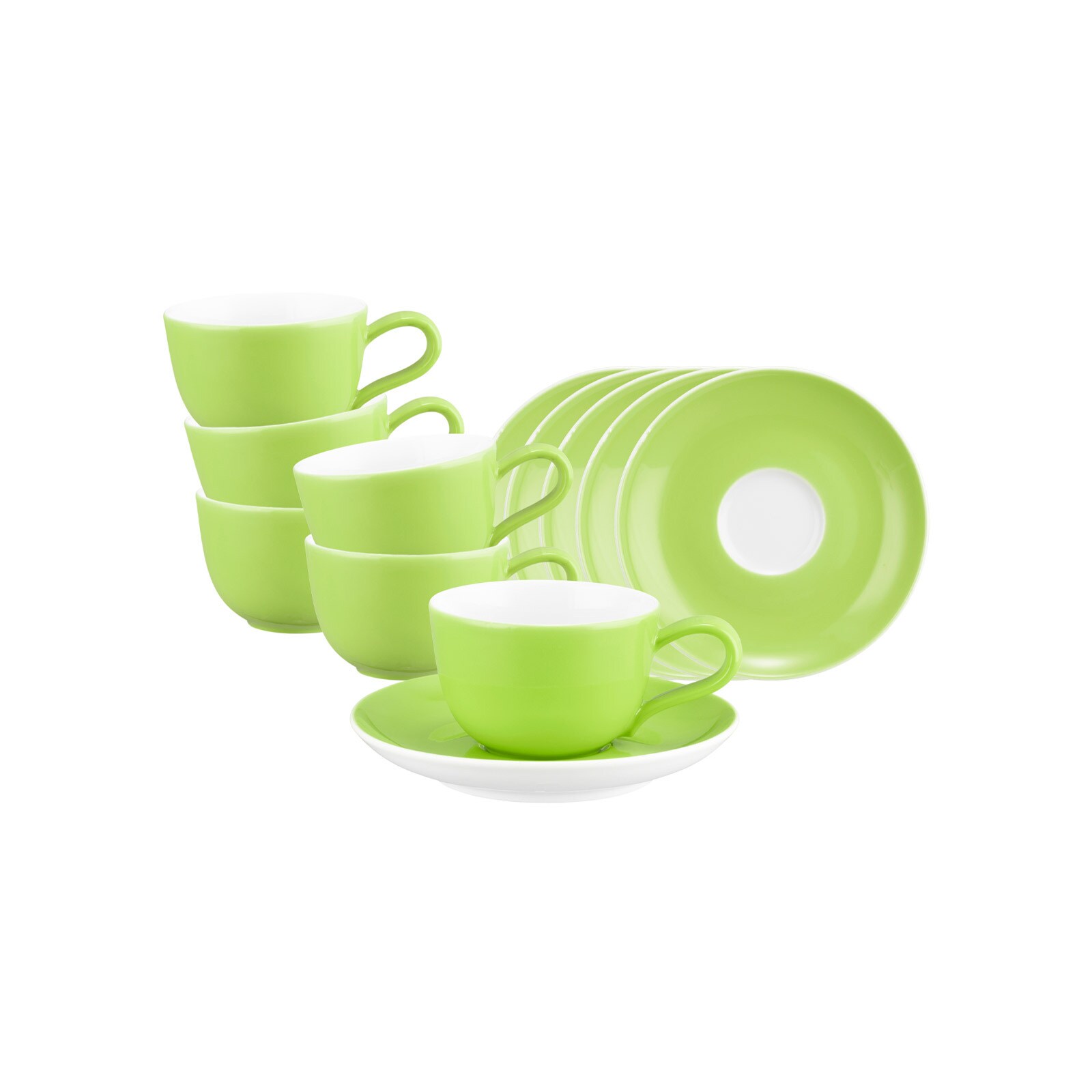 Espressotasse mit Untertasse Liberty Pure Colors  6er Set