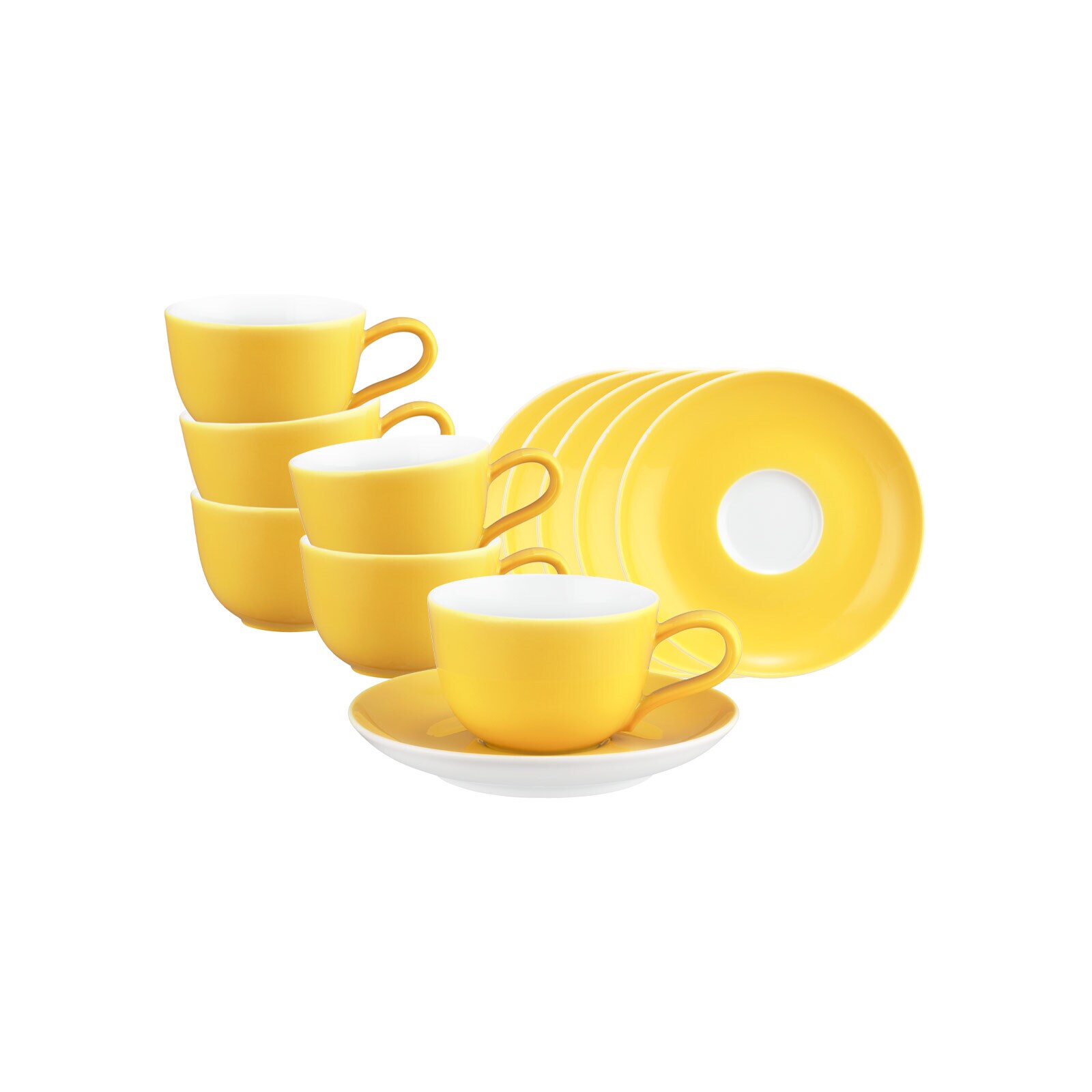 Espressotasse mit Untertasse Liberty Pure Colors  6er Set