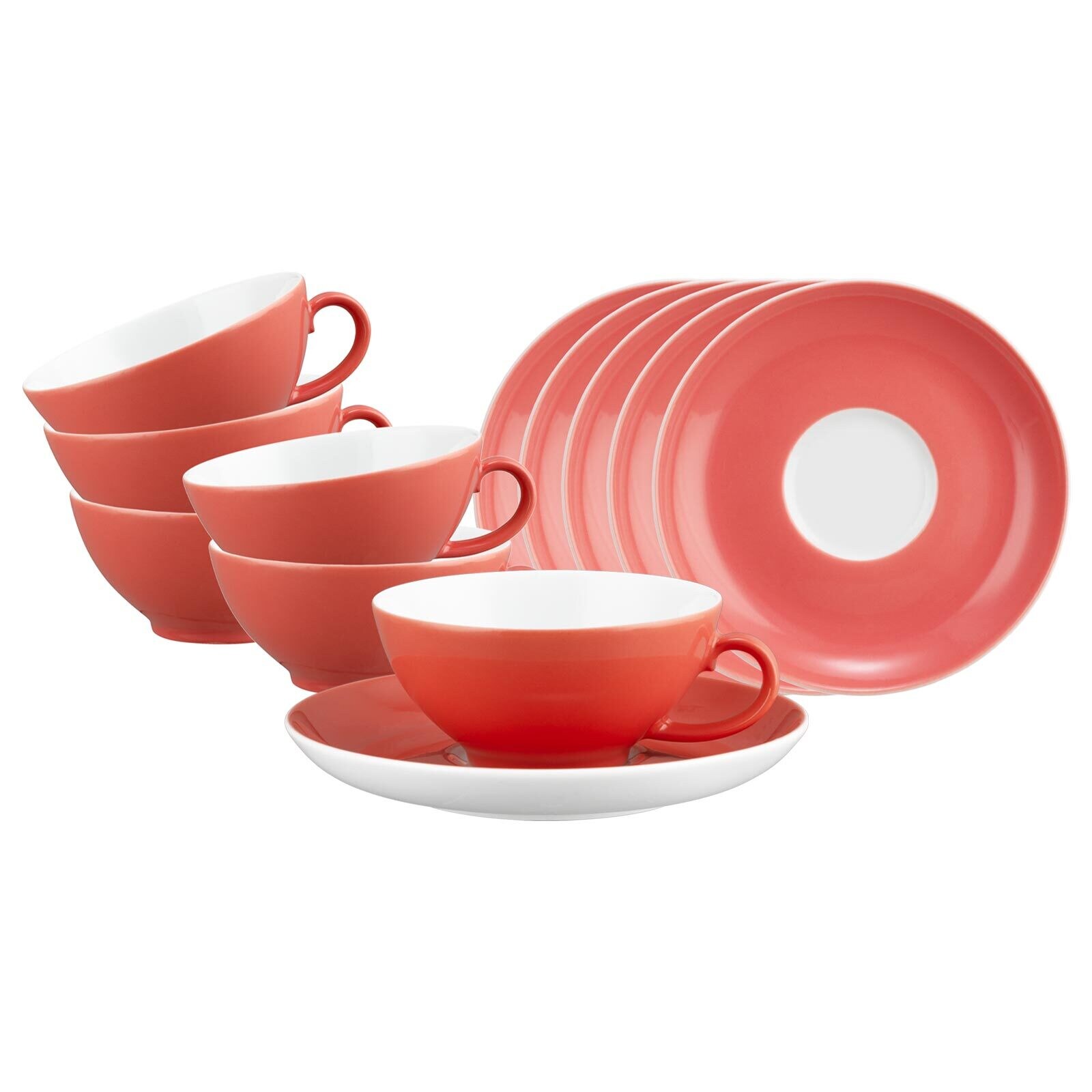 Teetassen mit Untertassen Liberty Pure Colors  6er Set